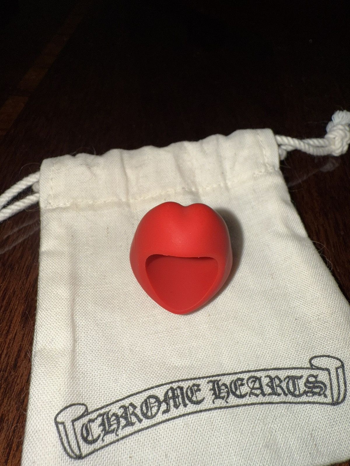 Chrome Hearts Chrome Hearts Silicone Heart Ring Size ONE SIZE - 6 Thumbnail