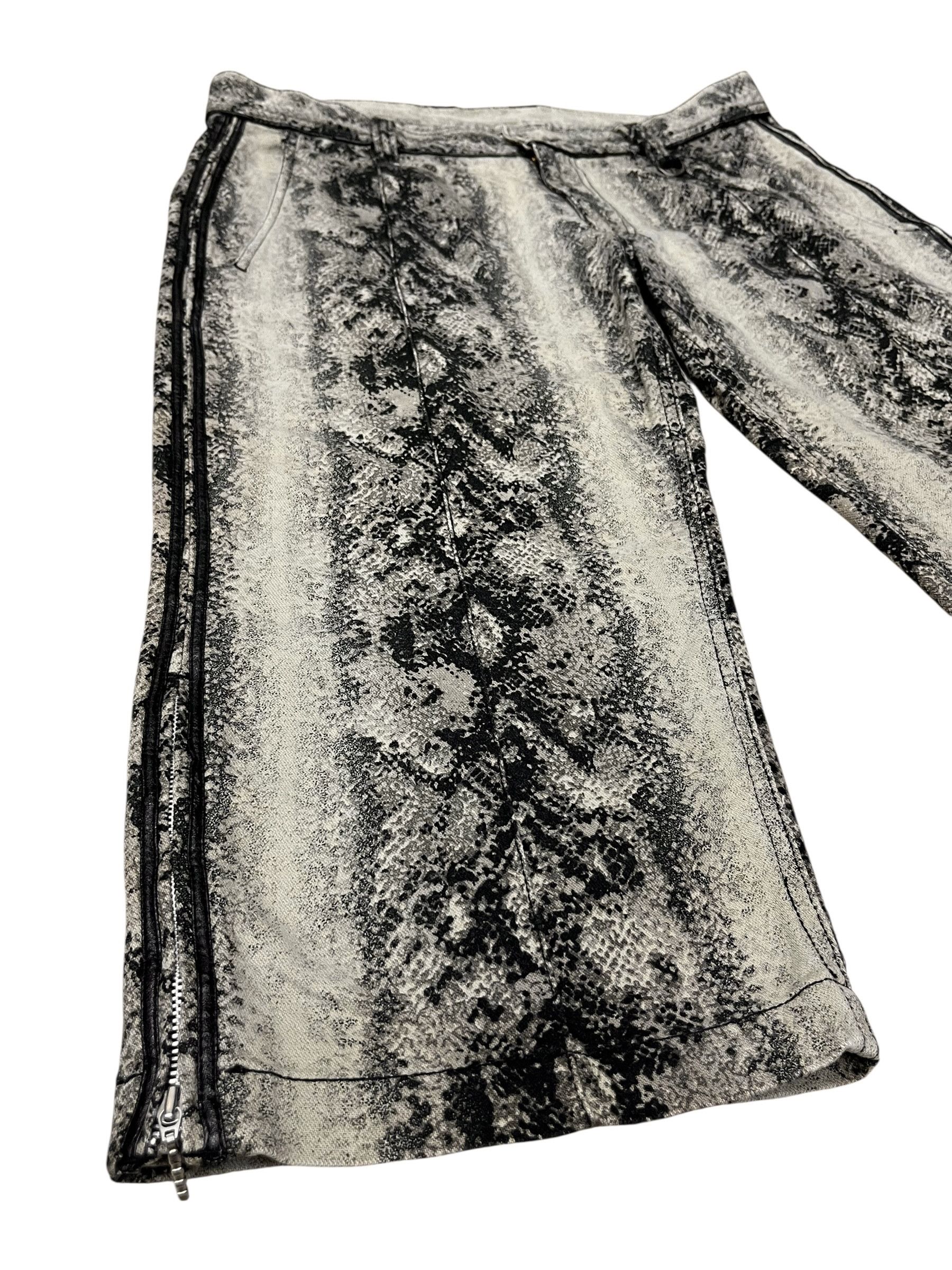 Nicole Club RARE🔥Vintage Nicole Club Snake Skin Python Print 3/4 Pants Size US 32 / EU 48 - 6 Thumbnail
