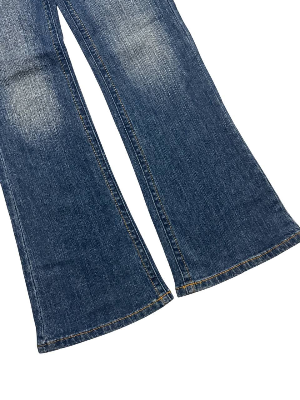 Designer 💥Flared💥Vintage Japanese Mudwash Bell Bottom Jeans Size US 29 - 5 Thumbnail