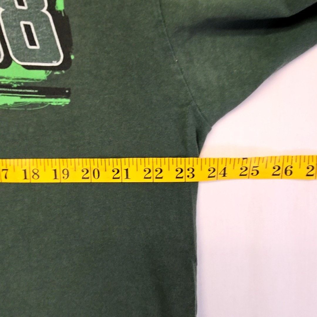 Chase Authentics Dale Jr NASCAR Shirt AMP Green XL Graphic Racing Tee Size US XL / EU 56 / 4 - 9 Thumbnail
