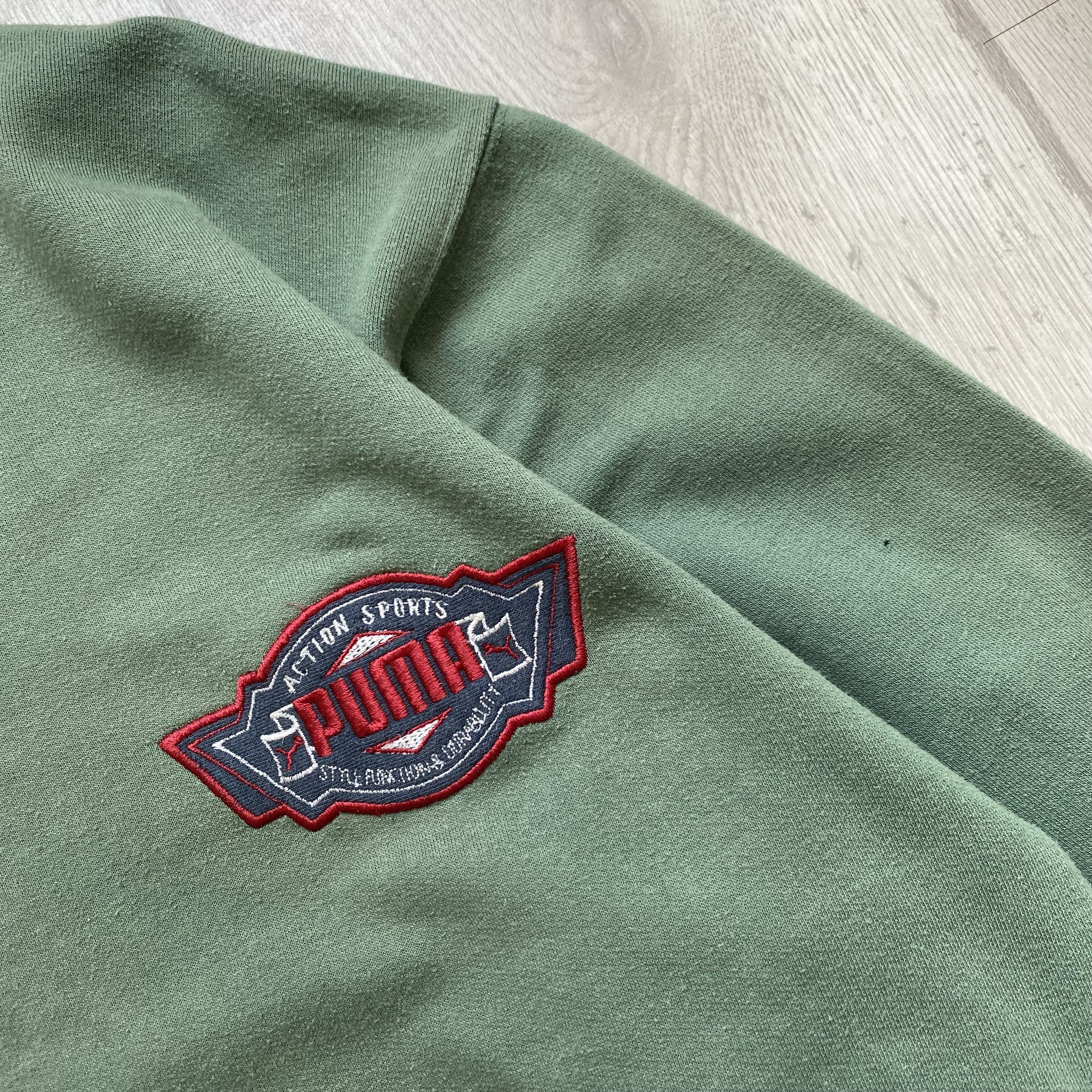 Puma Vintage 80s Puma Faded sweatshirt crewneck small logo Size US M / EU 48-50 / 2 - 4 Thumbnail