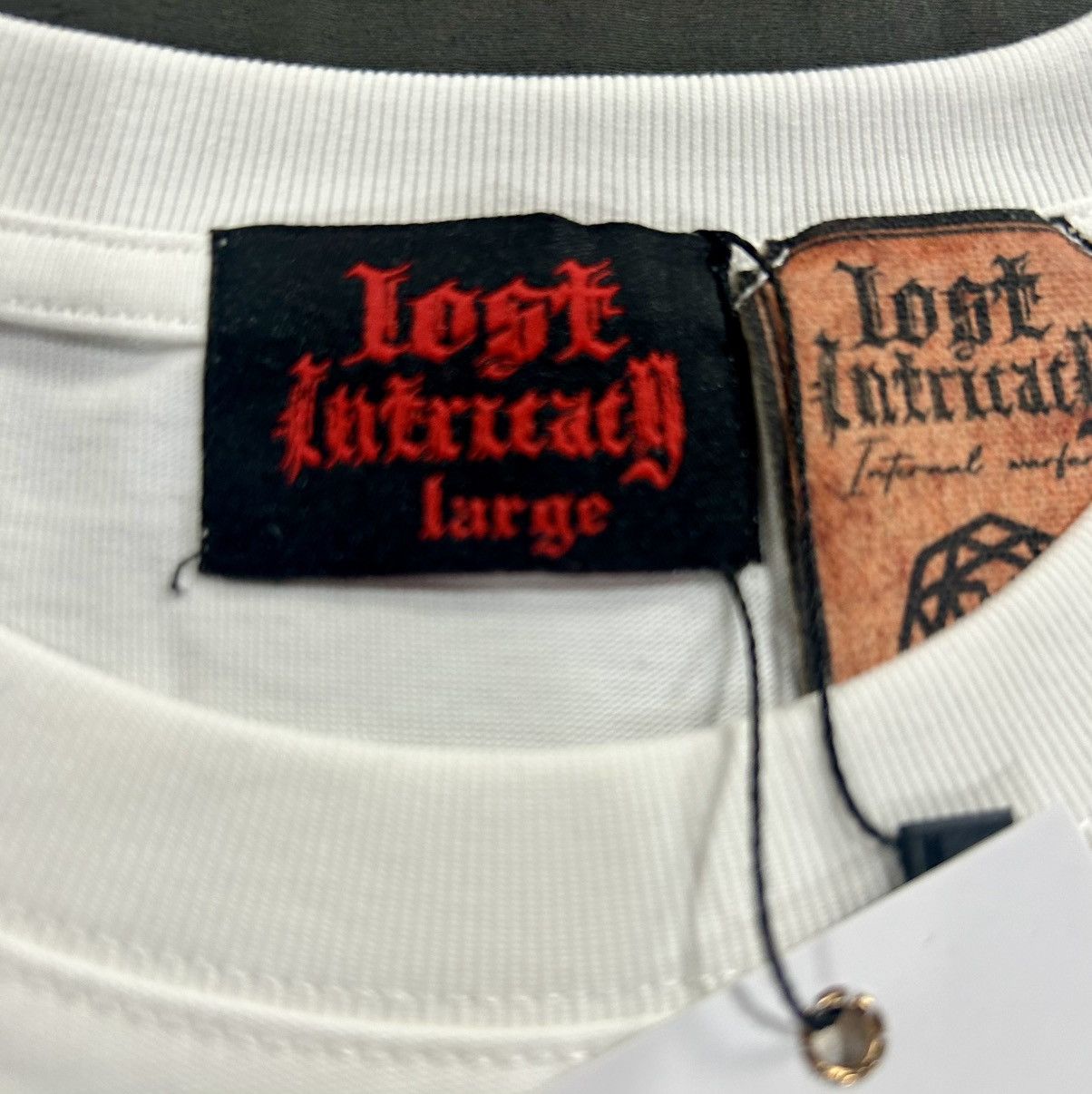 LOST INTRICACY Lost Intricacy “Front Page Mag” Graphic Tee White “Large” Size US L / EU 52-54 / 3 - 5 Thumbnail