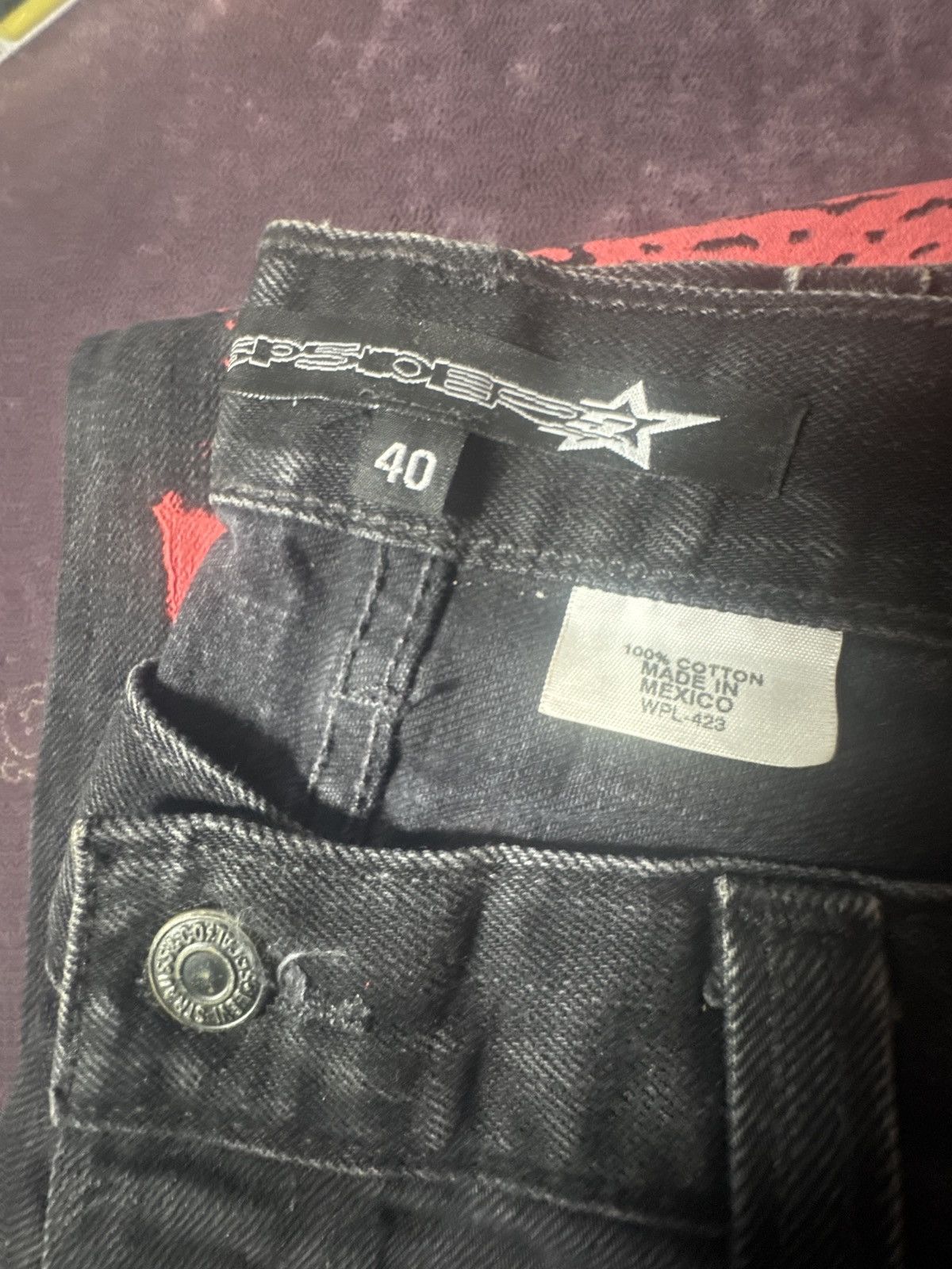 Levi's EXTREMELY RARE Vintage ‘21 Sp5der x Levi Motocross Denim Size US 40 / EU 56 - 10 Thumbnail