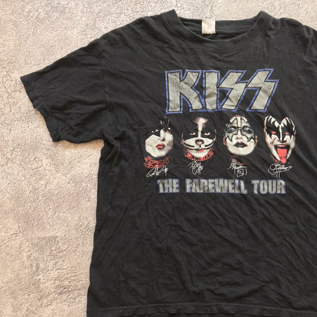 Vintage Vintage Kiss Band Tee Graphic Farewell Tour Grunge Worn In M Size US M / EU 48-50 / 2 - 2 Thumbnail