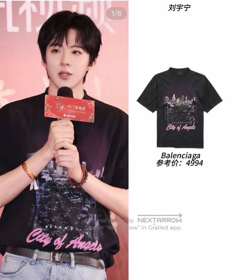 Balenciaga Balenciaga Los Angeles City of Angels T-shirt Size US XS / EU 42 / 0 - 7 Thumbnail