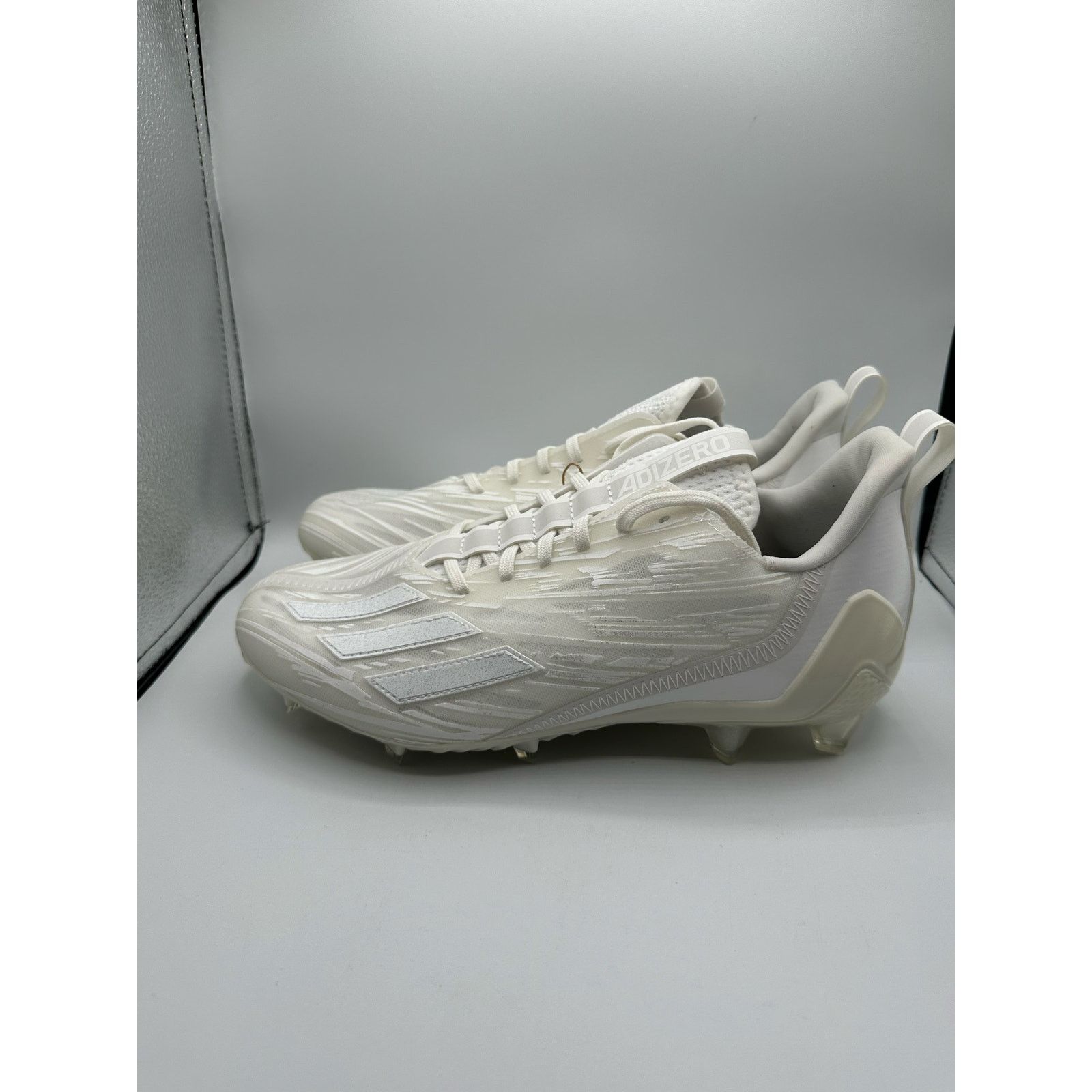 Adidas Adidas Adizero Cleats “Triple White” Defect size 8.5 men’s Size US 8.5 / EU 41-42 - 1 Thumbnail