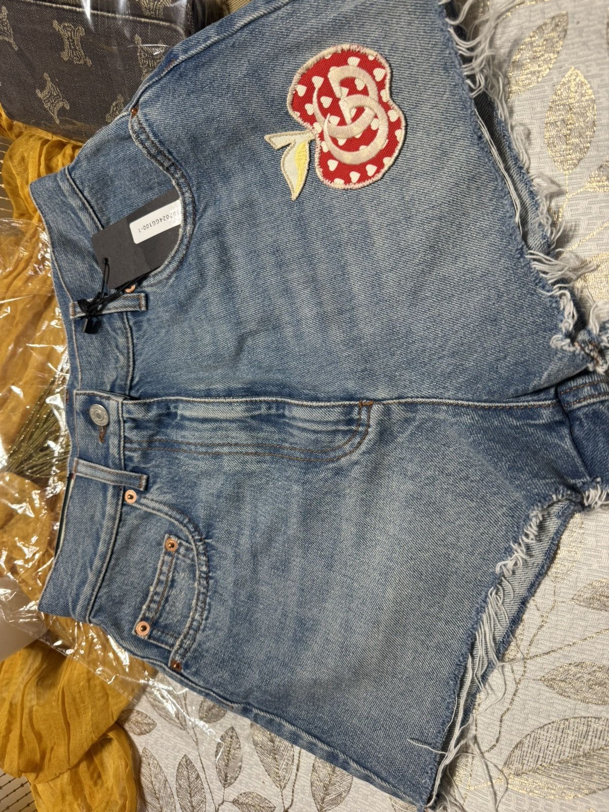 Gucci Gucci Jeans Shorts - Short - Blue Denim Size 26" / US 2 / IT 38 - 1 Thumbnail