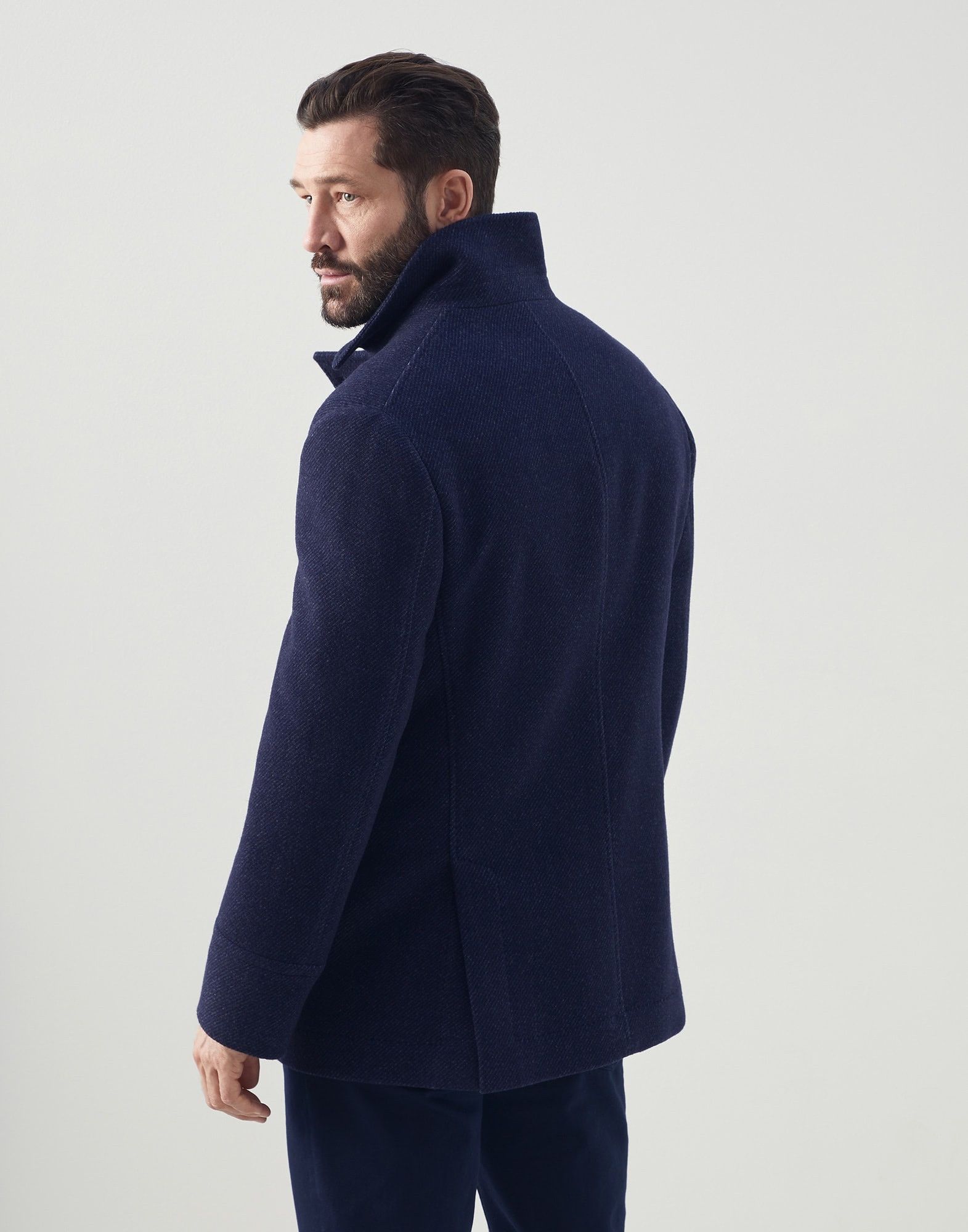 Brunello Cucinelli o1w1db10924 Caban in Dark Blue Size US M / EU 48-50 / 2 - 4 Thumbnail