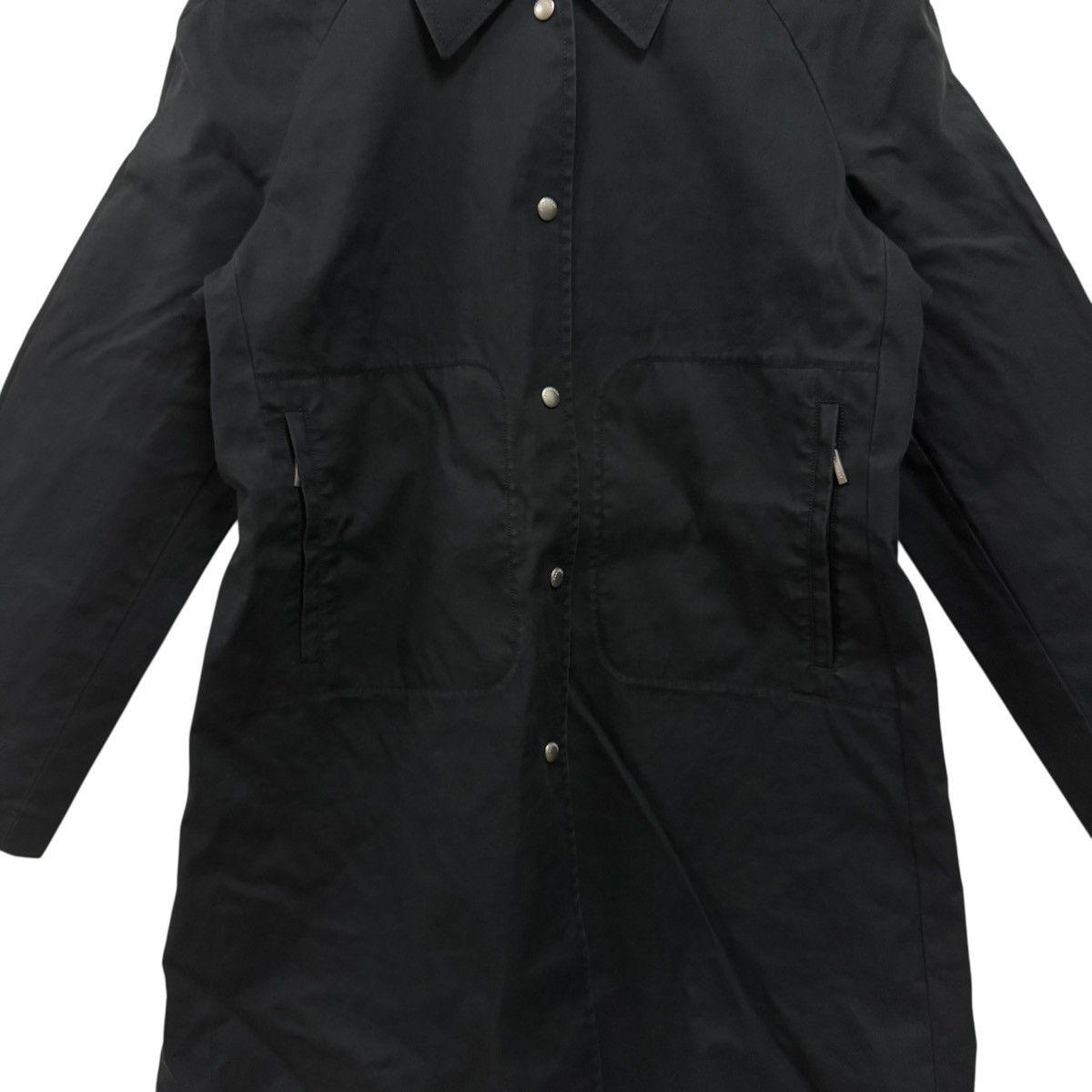 Burberry Burberry England Black Trench Coat Jacket Size L / US 10 / IT 46 - 4 Thumbnail