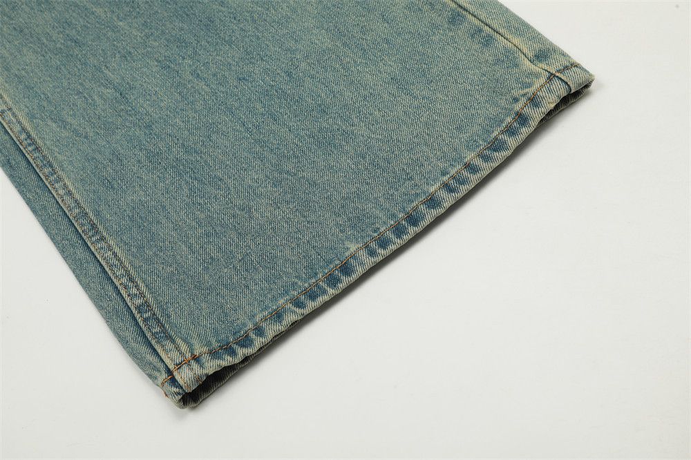 Japanese Brand × Jean Men's street punk washed distressed wide-leg jeans y2k Size US 32 / EU 48 - 6 Thumbnail