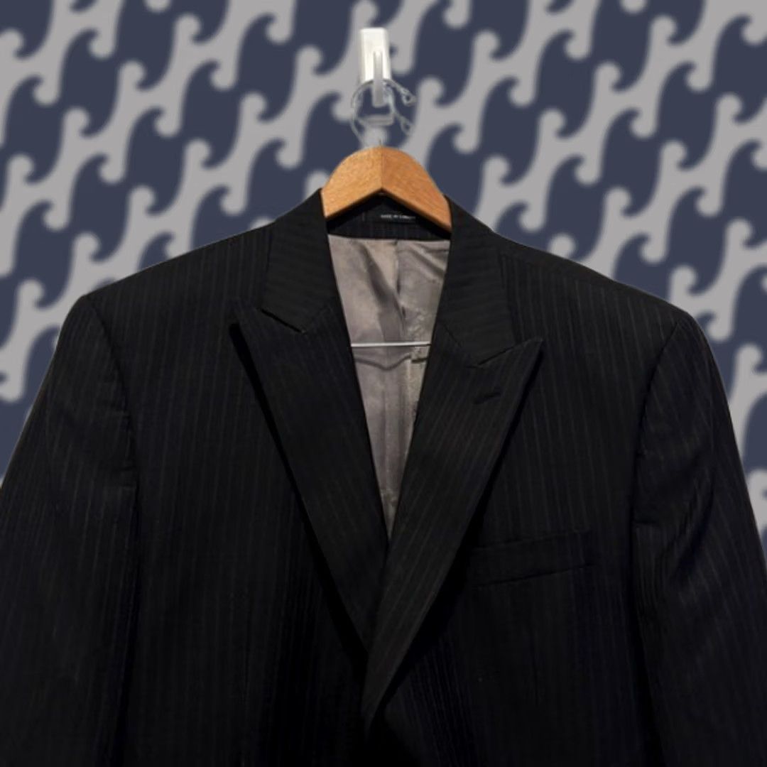 Calvin Klein Calvin Klein Men's Wool Blazer Black Jacket Size 44R Size 44R - 1 Thumbnail