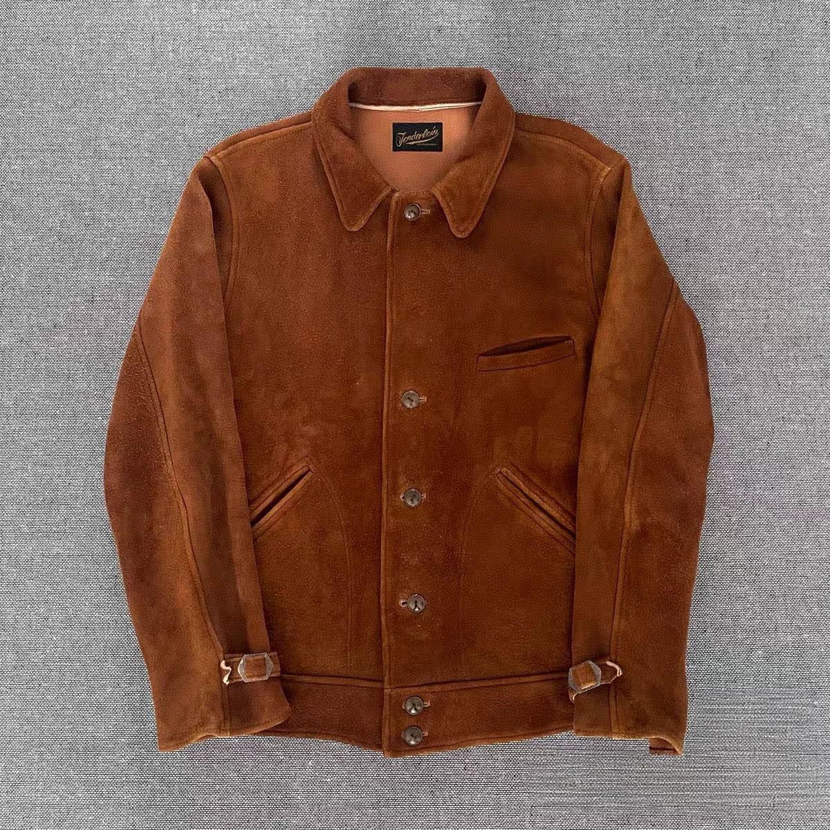 Tenderloin Tenderloin Brown Deer Suede Jacket Size US L / EU 52-54 / 3 - 1 Thumbnail