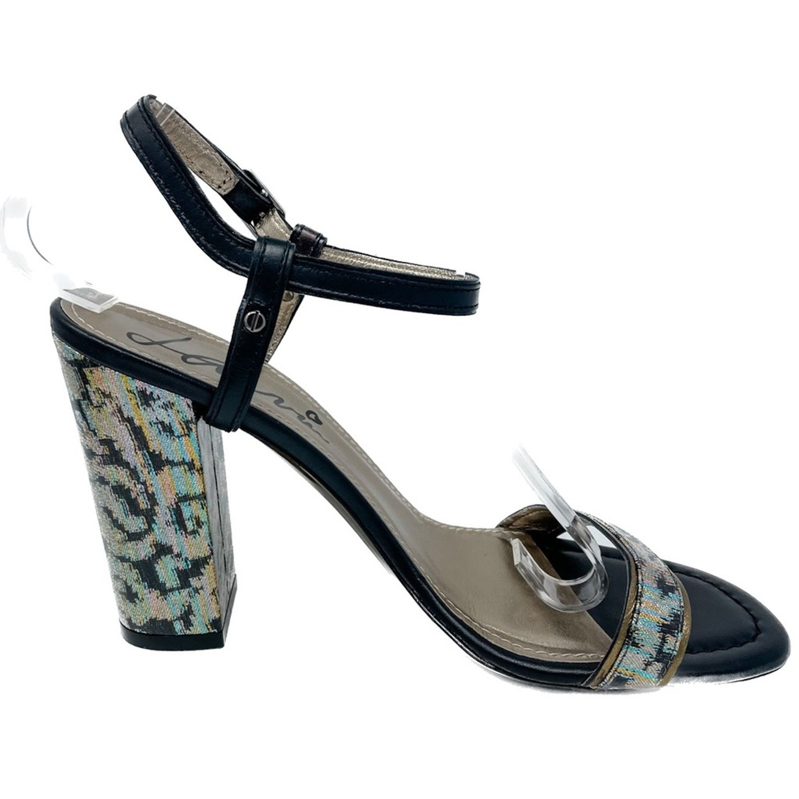 Lanvin Lanvin Rainbow holographic block heel sandals 38.5 Size US 8.5 / IT 38.5 - 10 Thumbnail
