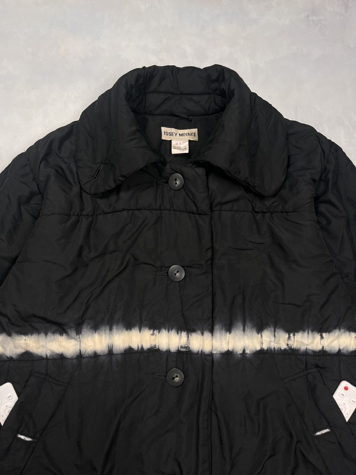 Issey Miyake Issey Miyake Puffer Coat Stripped Size US L / EU 52-54 / 3 - 3 Thumbnail