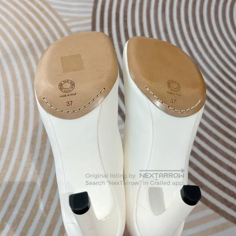 Dries Van Noten Dries Van Noten White Knee-High Boots Size US 6.5 / IT 36.5 - 5 Thumbnail