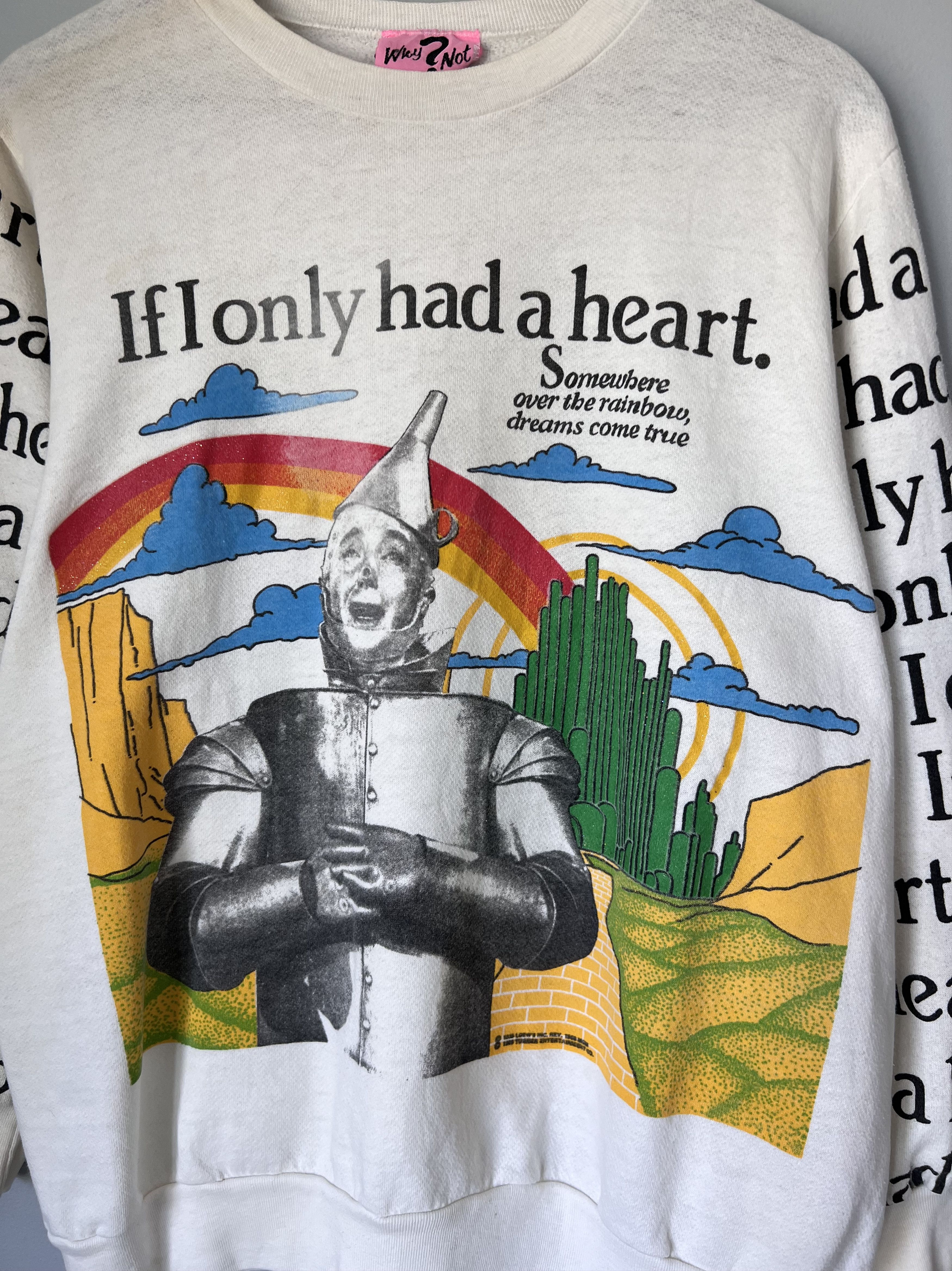 Vintage Vintage 1980s Tin Man Wizard of Oz Crewneck Sweatshirt Size US M / EU 48-50 / 2 - 3 Thumbnail