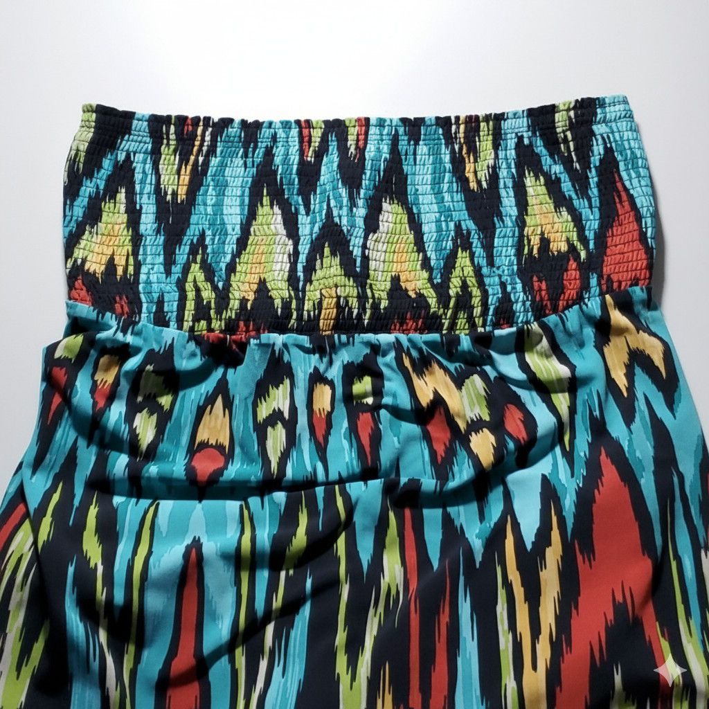 Nicole Miller Nicole Miller Size S Dress Strapless Smocked Elastic Boho Size S / US 4 / IT 40 - 8 Thumbnail