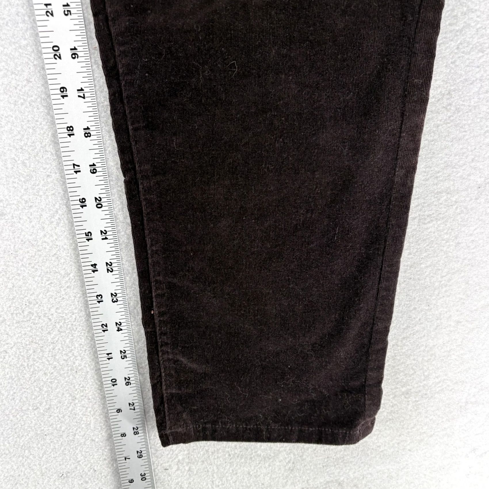Croft & Barrow Croft & Barrow Womens 14 Short Brown Corduroy Pants Stretch Tummy Control NWT Size 36" / US 14 / IT 50 - 7 Thumbnail