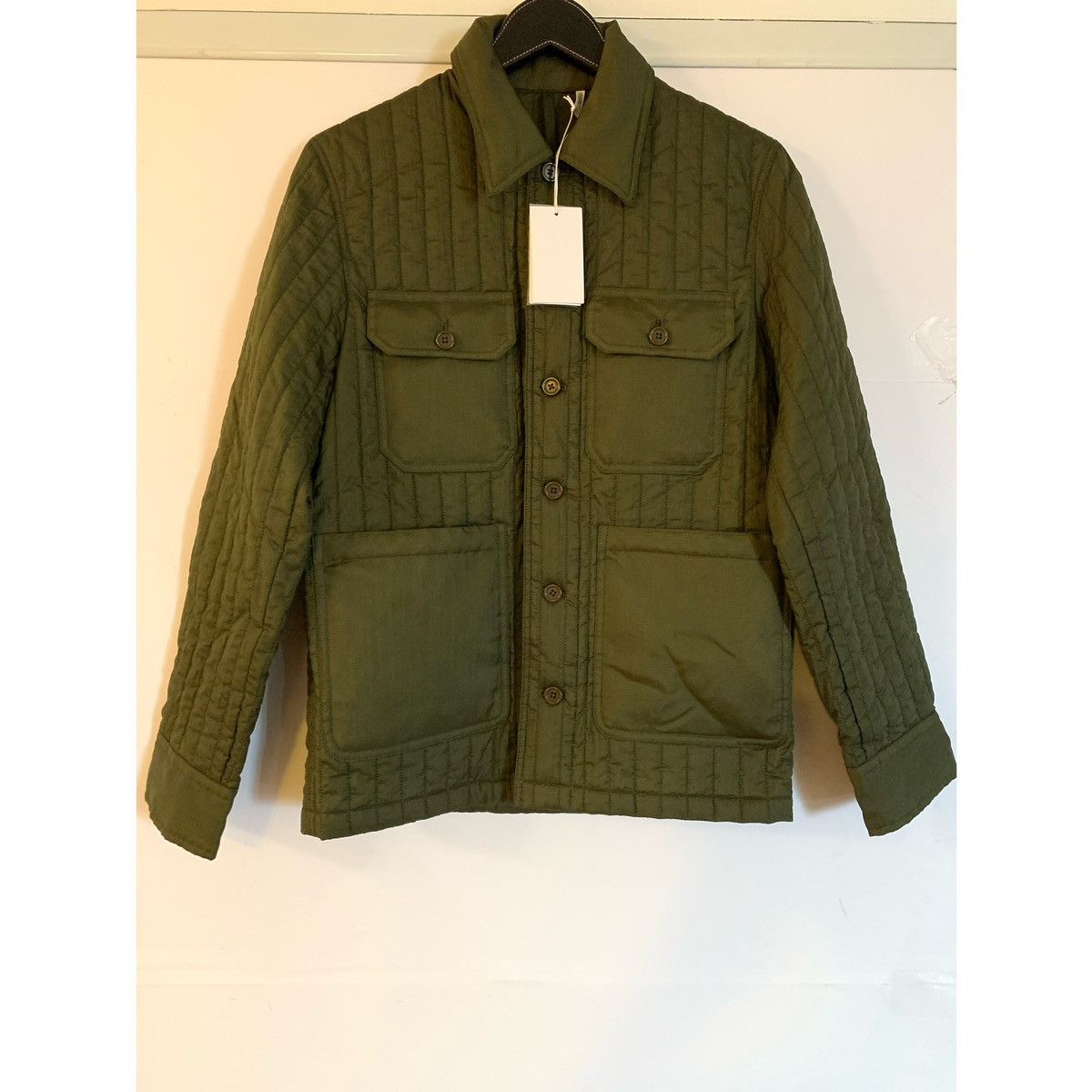 HELMUT LANG QUILTED PARACHUTE WORKWEAR JACKET