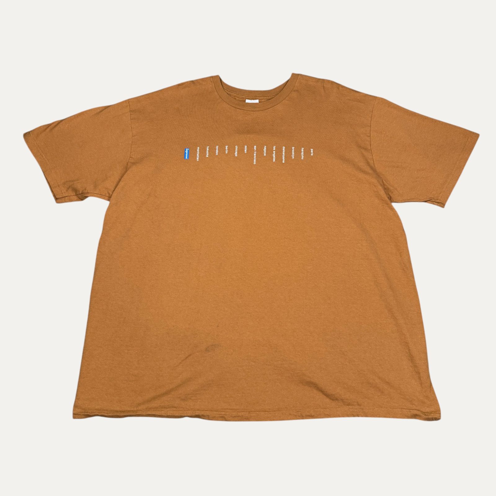 Supreme Supreme Location T-Shirt Size US XXL / EU 58 / 5 - 1 Thumbnail