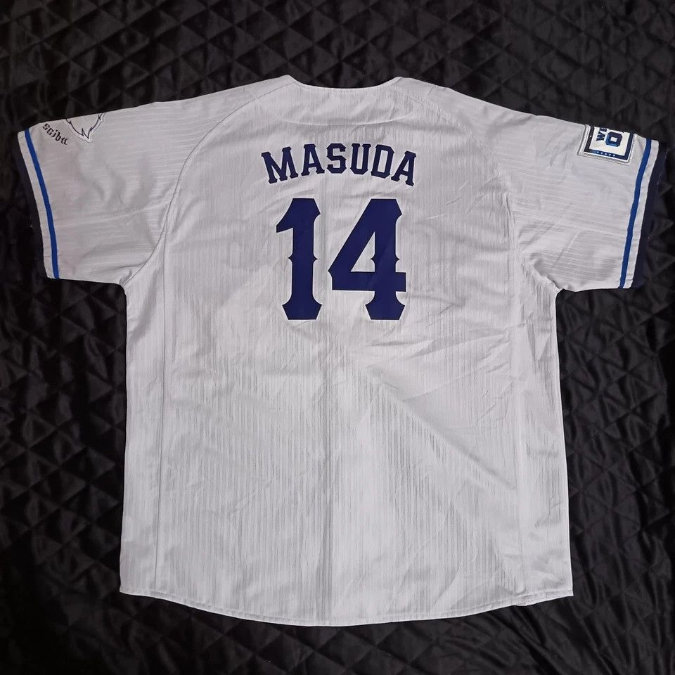 MLB Saitama Seibu Lions Tatsushi Masuda NPB Baseball Jersey Size US M / EU 48-50 / 2 - 7 Thumbnail