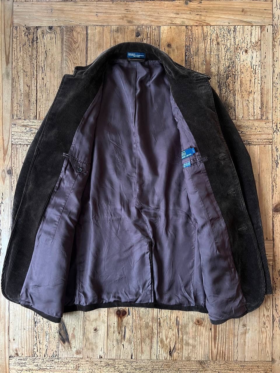 Polo Ralph Lauren Vintage Polo Ralph Lauren Brown Corduroy Blazer Jacket Size 50L - 2 Thumbnail