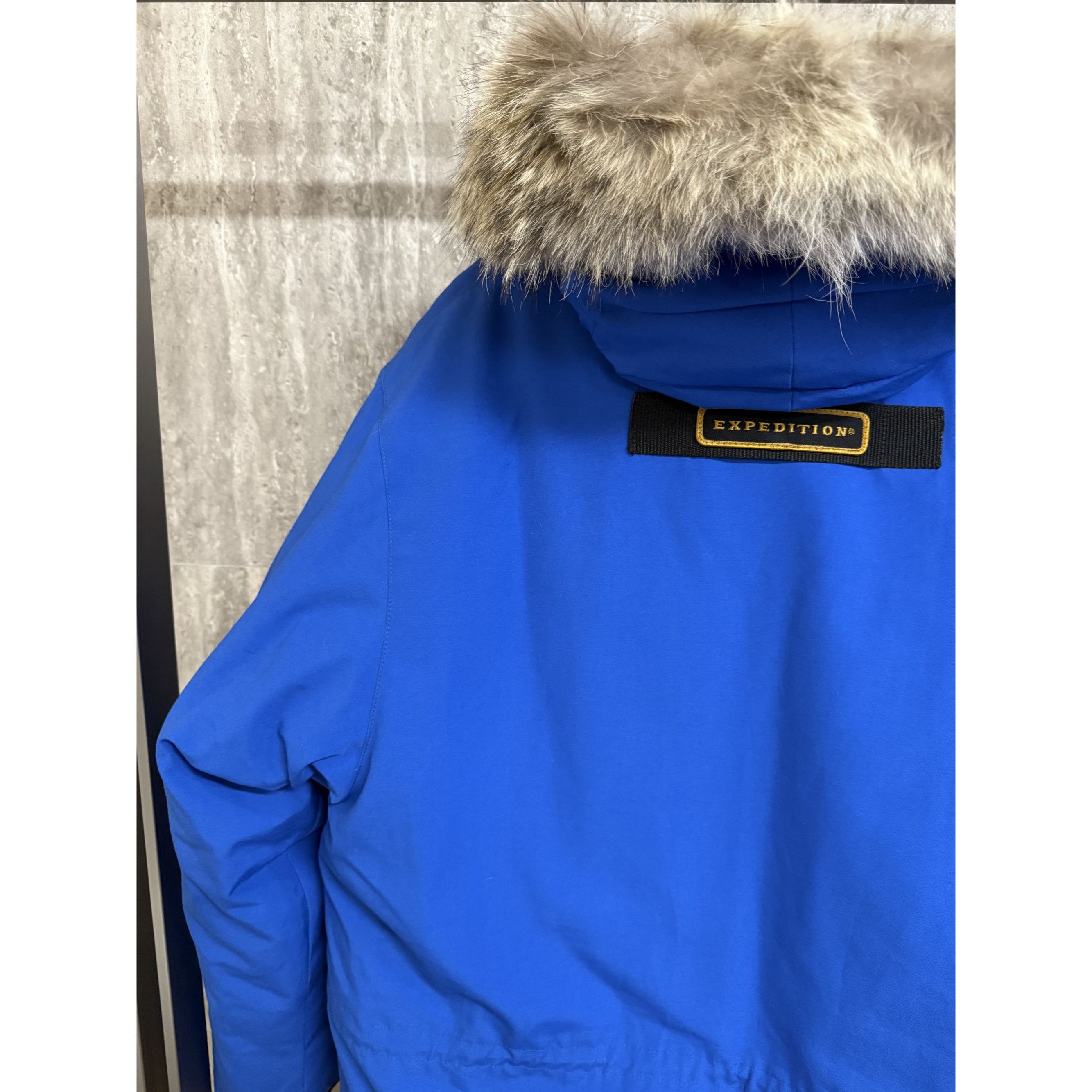 Canada Goose Canada Goose Expedition Parka M/M Blue W/ Fur Trim Hood Arct Size US M / EU 48-50 / 2 - 14 Thumbnail