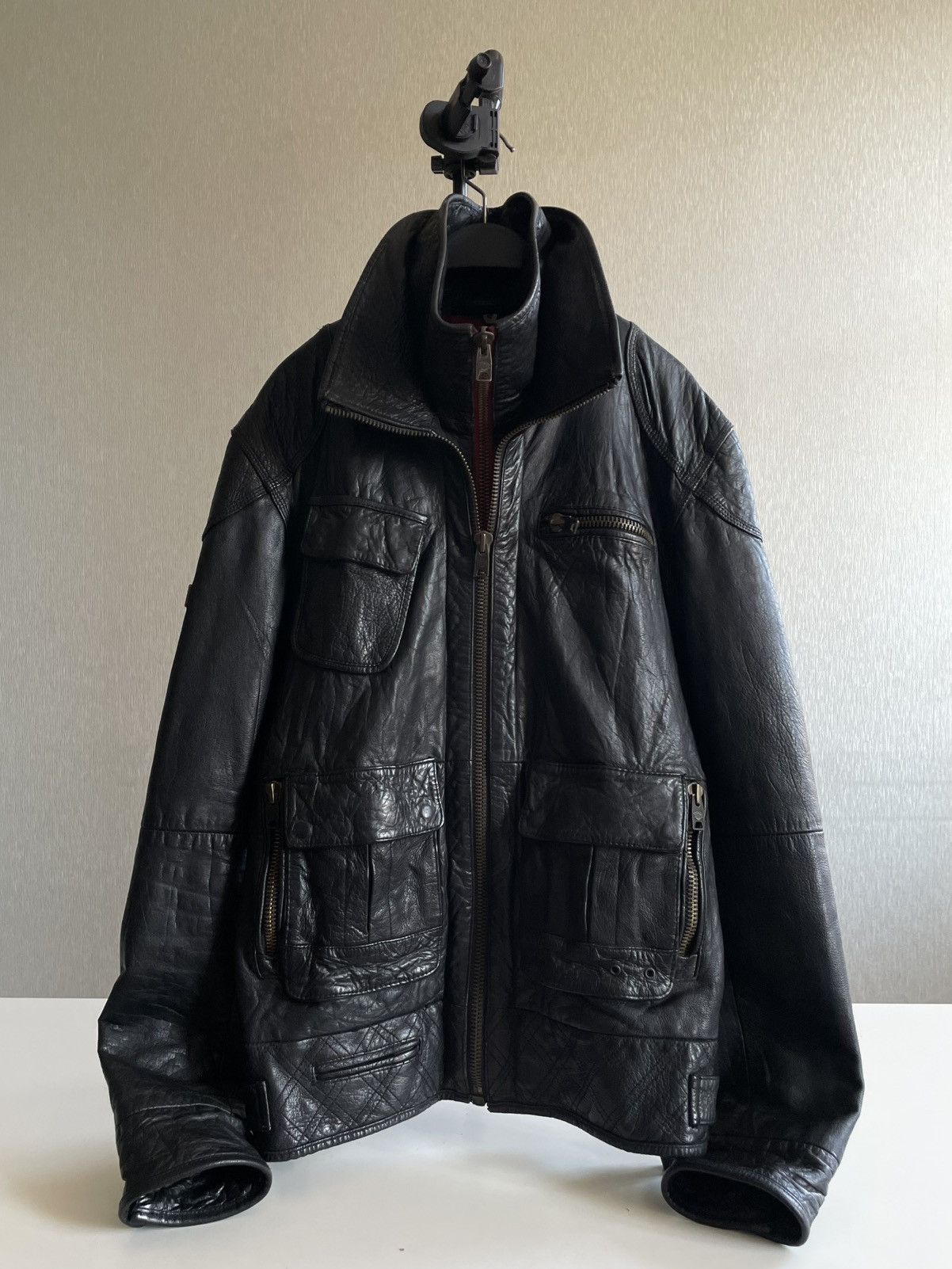 Superdry Superheavyweight Leather; Motorbike & Engineering Insp. Jack Size US L / EU 52-54 / 3 - 10 Thumbnail