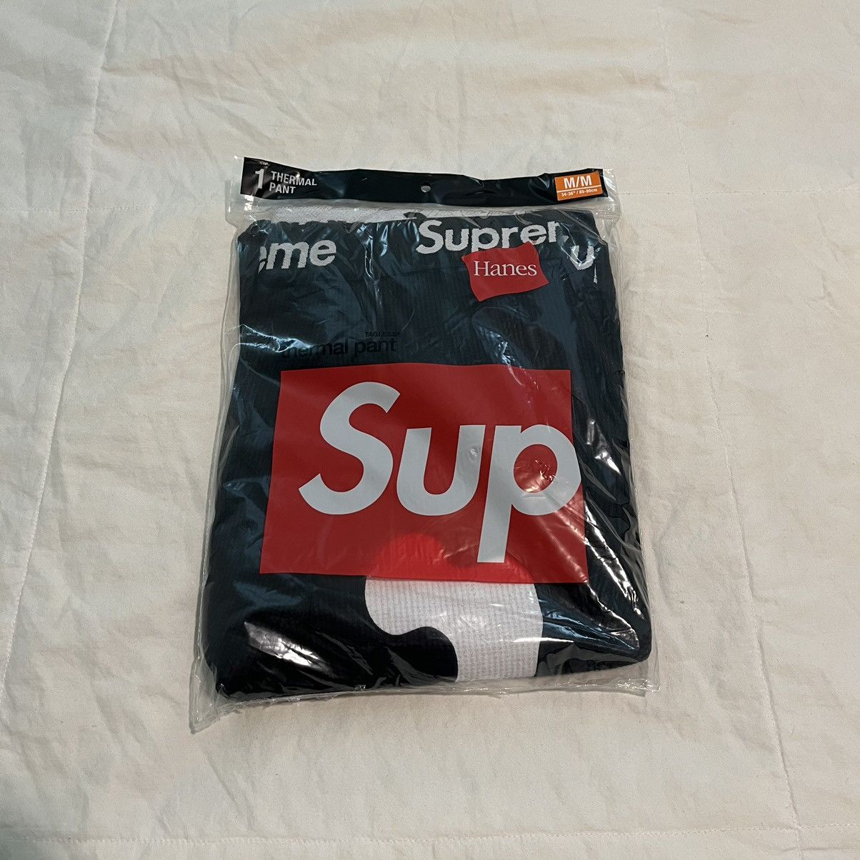 Hanes × Supreme Supreme x Hanes Bones Thermal Pants Size US 30 / EU 46 - 1 Thumbnail