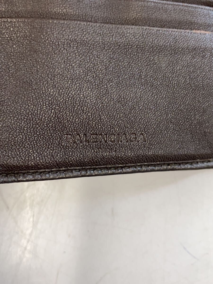 Balenciaga Balenciaga Leather Bi-Fold Wallet Brown Size ONE SIZE - 3 Thumbnail