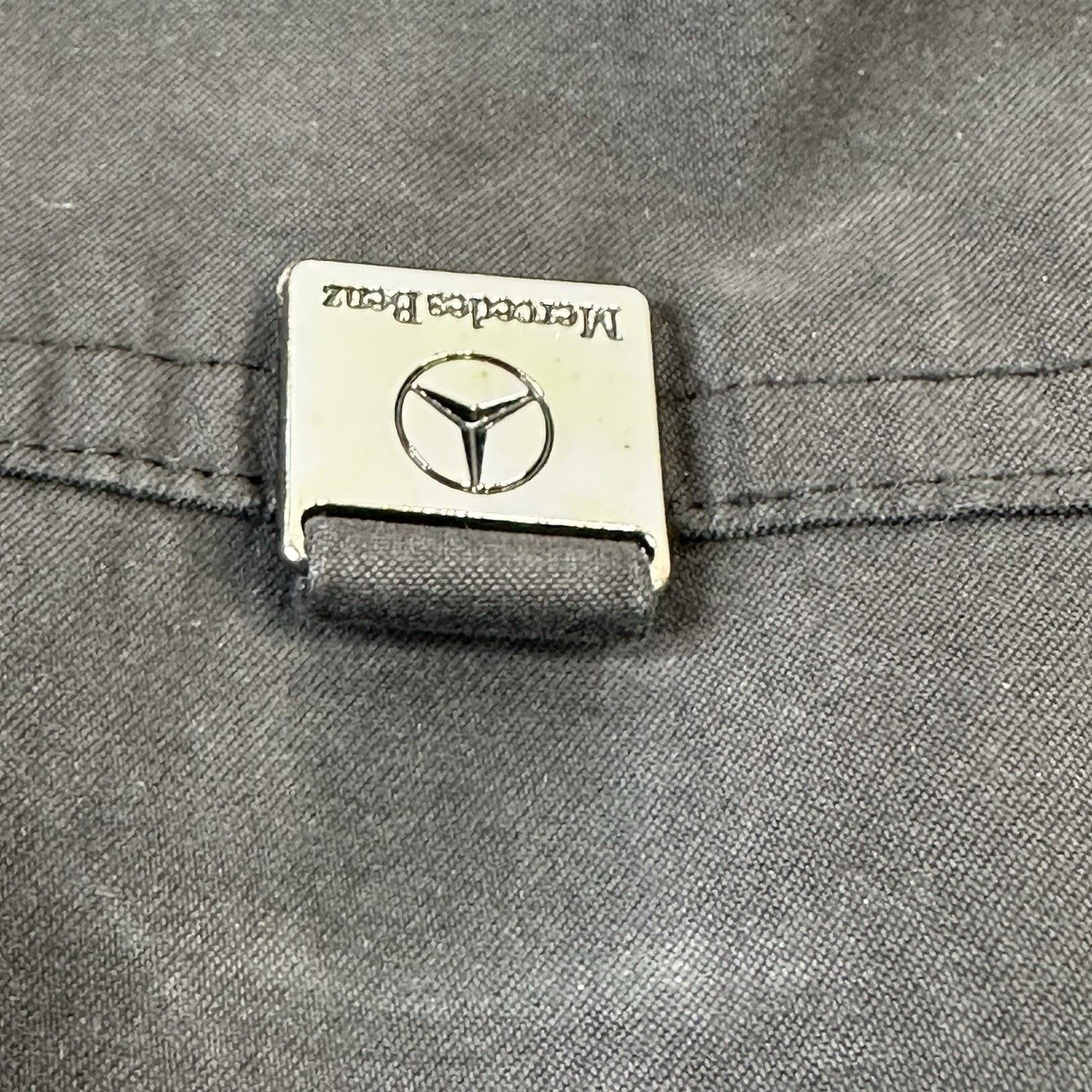 Mercedes-Benz Vintage Mercedes Benz Men's L Bomber Jacket Black Logo Euc Size US L / EU 52-54 / 3 - 22 Thumbnail