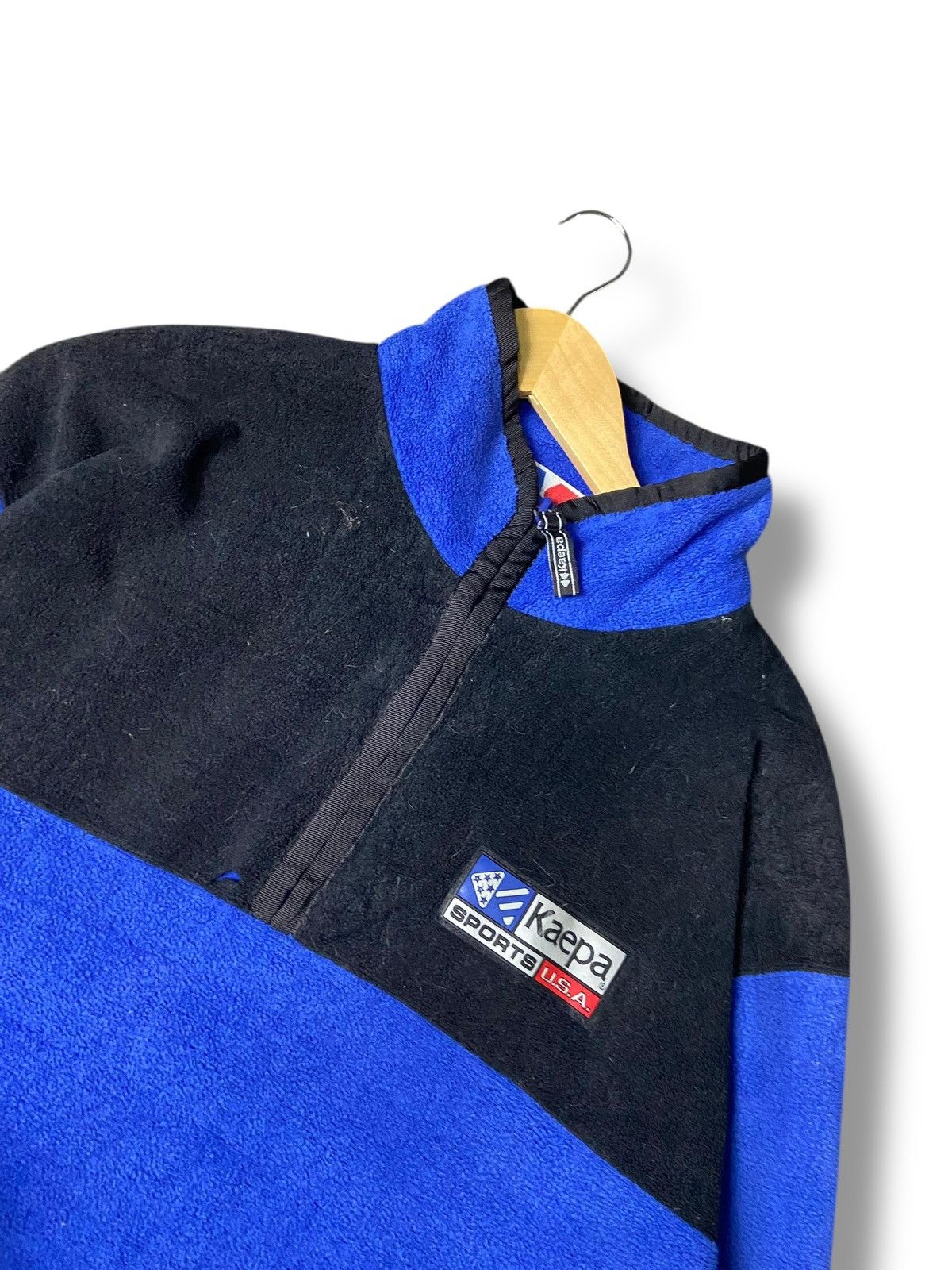 Japanese Brand Kaepa Half Zip Sport Pullover Fleece Jacket (152) Size US S / EU 44-46 / 1 - 2 Thumbnail