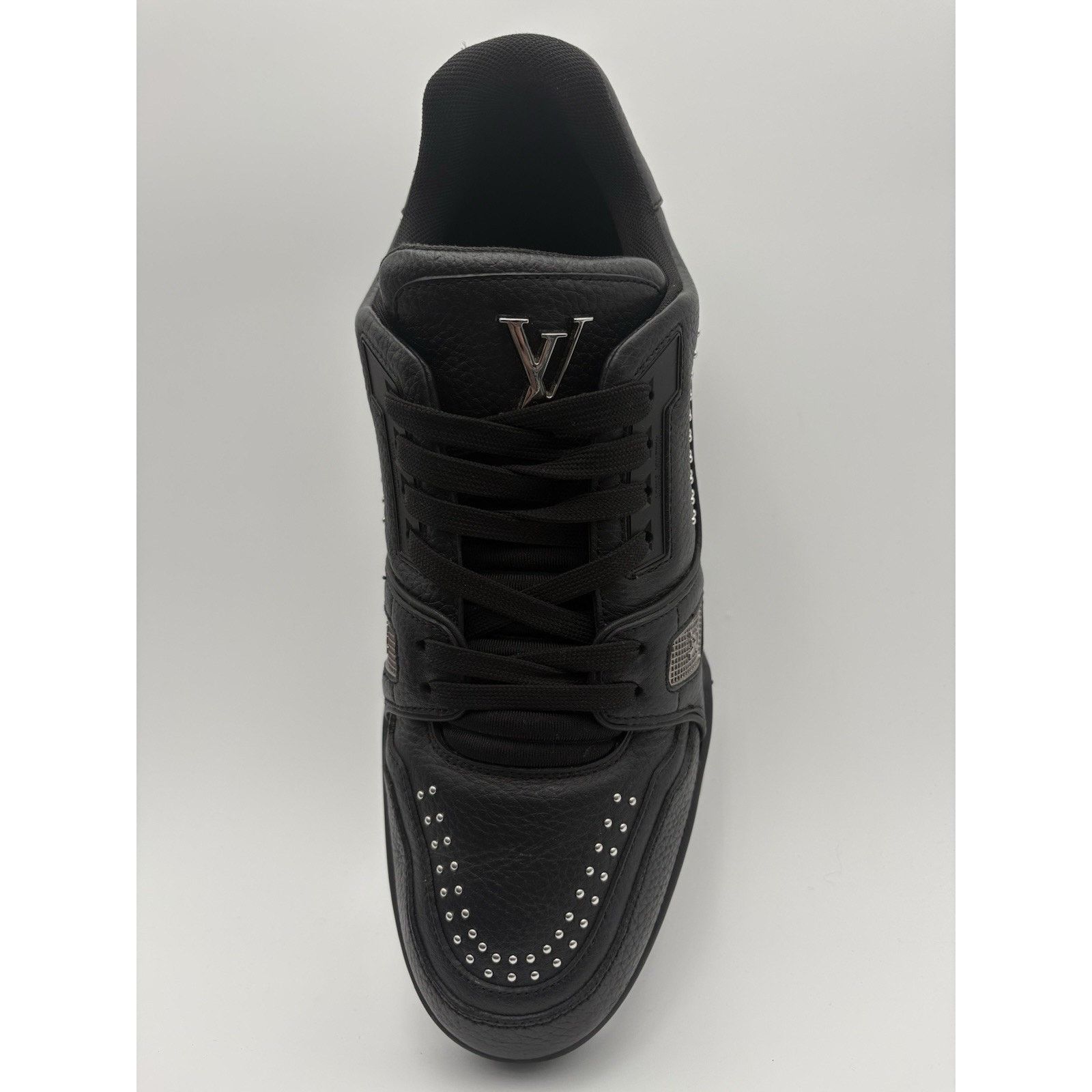 Louis Vuitton 9-9.5 Louis Vuitton Studded Trainer ' Black ' | SUPER CLEAN! Size US 9 / EU 42 - 11 Thumbnail