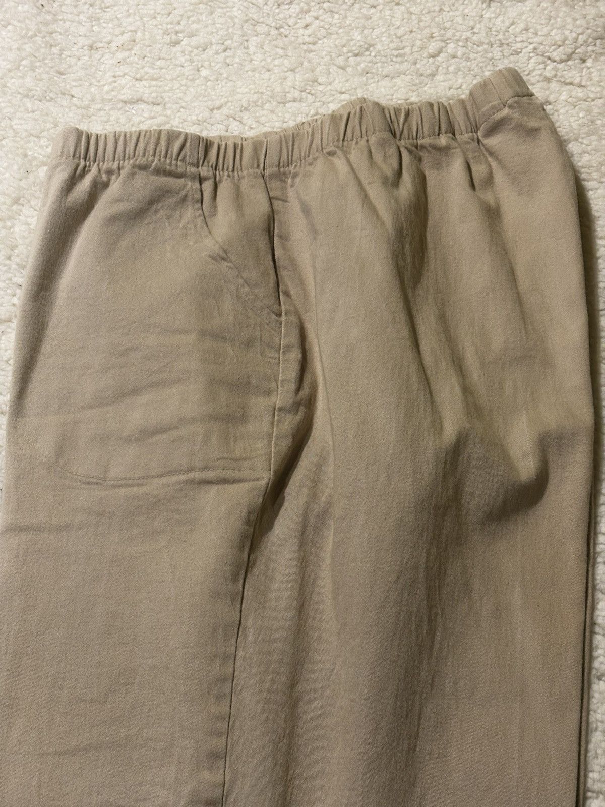 Other Women’s beige cotton chino pants1646 Size 40" / US 18 - 2 Thumbnail