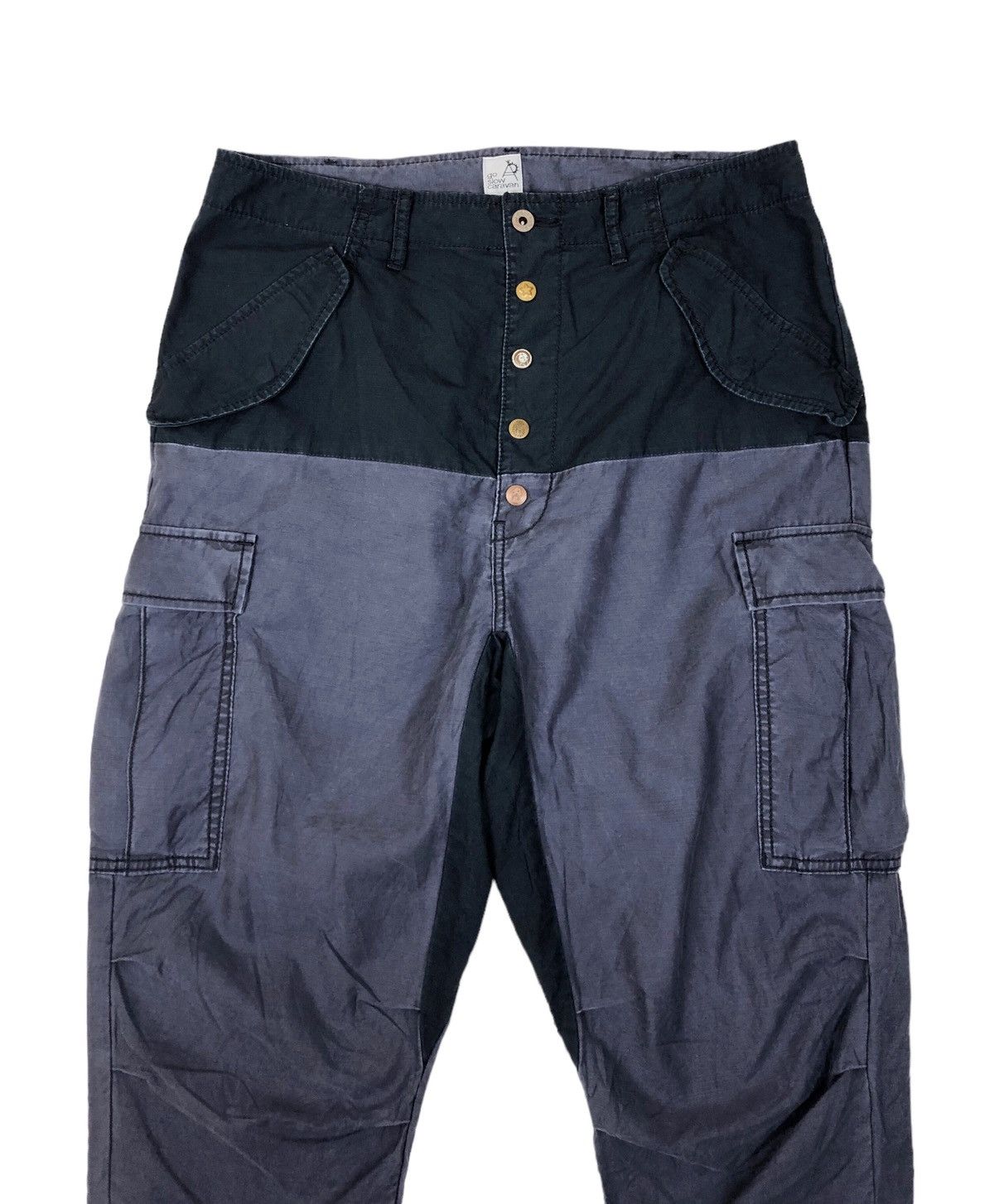 Japanese Brand × go slow caravan Go Slow Caravan Hyrid Cropped Pants Size US 34 / EU 50 - 3 Thumbnail