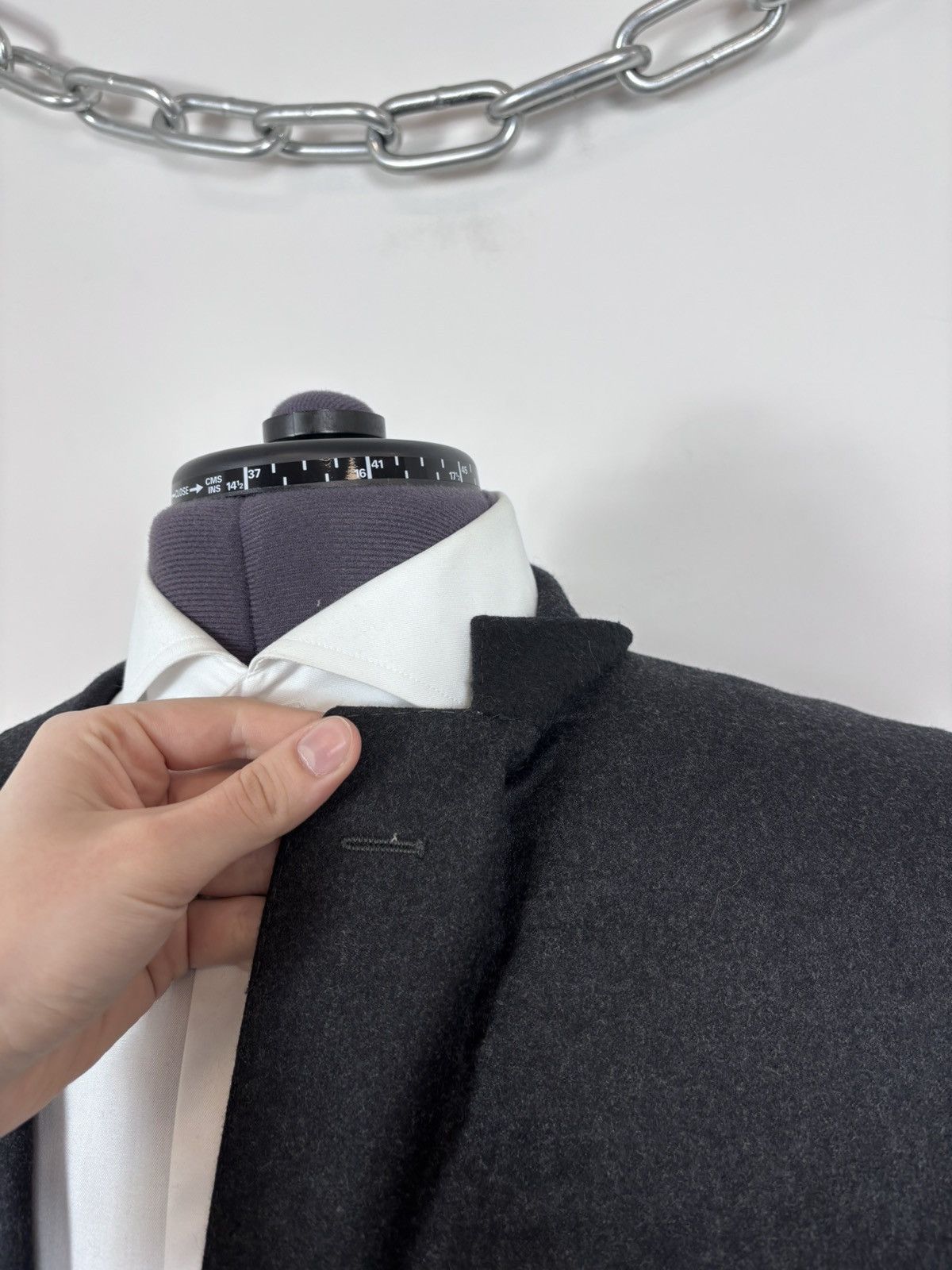 Suitsupply Suitsupply Men’s Charcoal Gray Wool Blazer Jacket 2-Buttons Size 42R - 5 Thumbnail