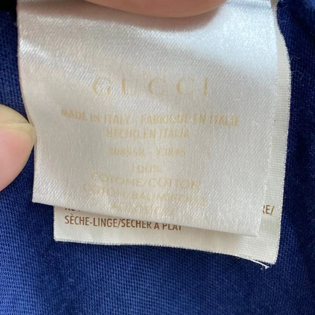 Gucci Gucci hem striped ring double G short sleeve Nextarrow-2412 Size US L / EU 52-54 / 3 - 4 Thumbnail
