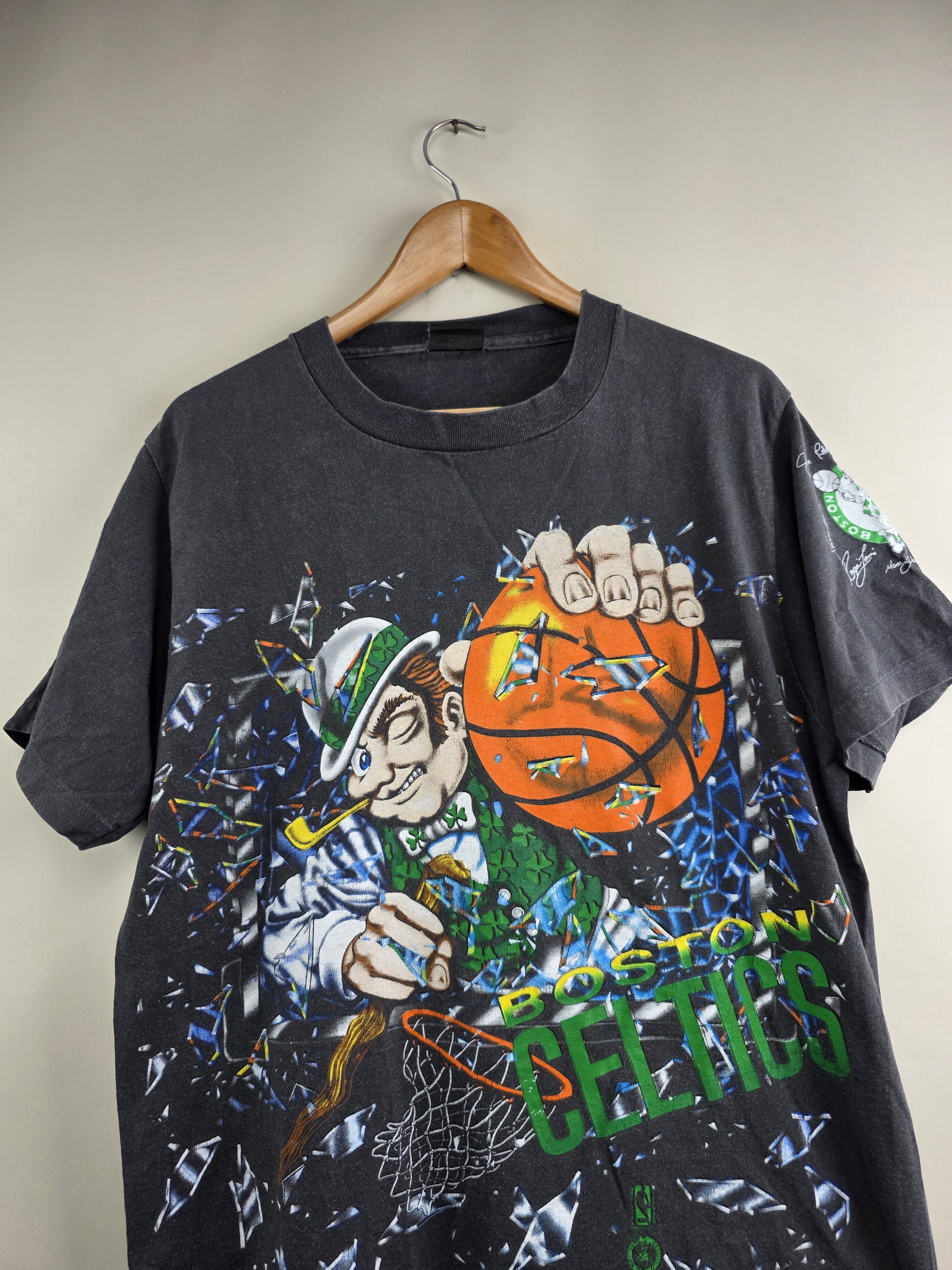 NBA 1992 NBA Boston Celtics Shattered Glass L 21.5" 28.5" Size US L / EU 52-54 / 3 - 2 Thumbnail