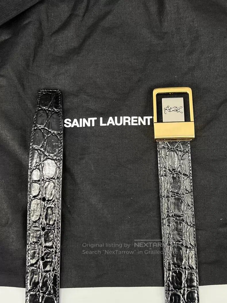 Saint Laurent Paris Saint Laurent Paris Belt i Size ONE SIZE - 4 Thumbnail