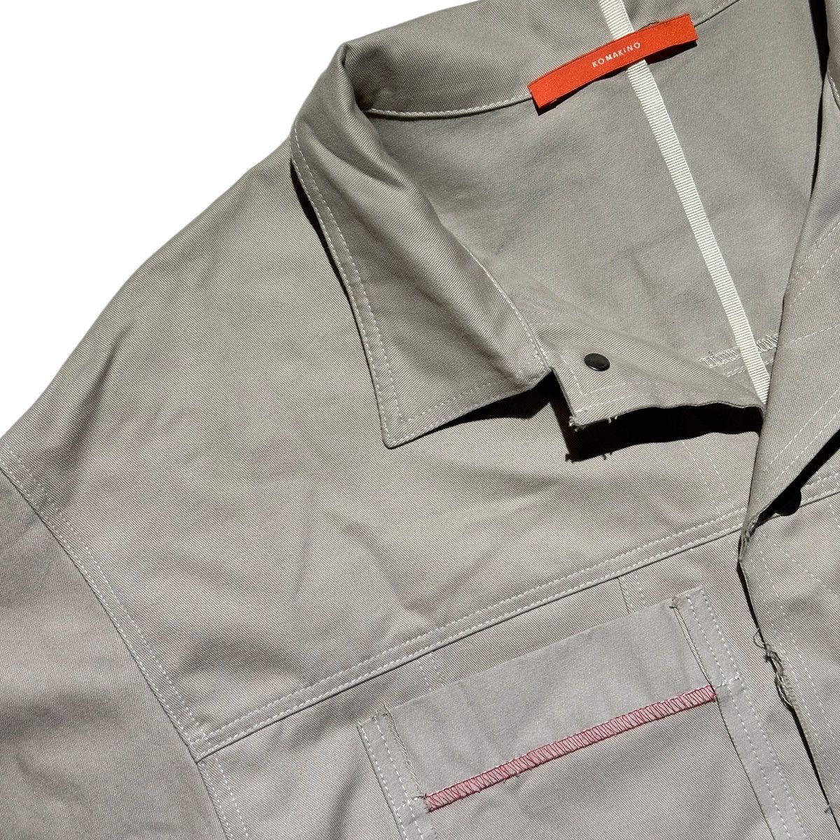 KOMAKINO Exposed stitch trucker jacket Size US M / EU 48-50 / 2 - 3 Thumbnail