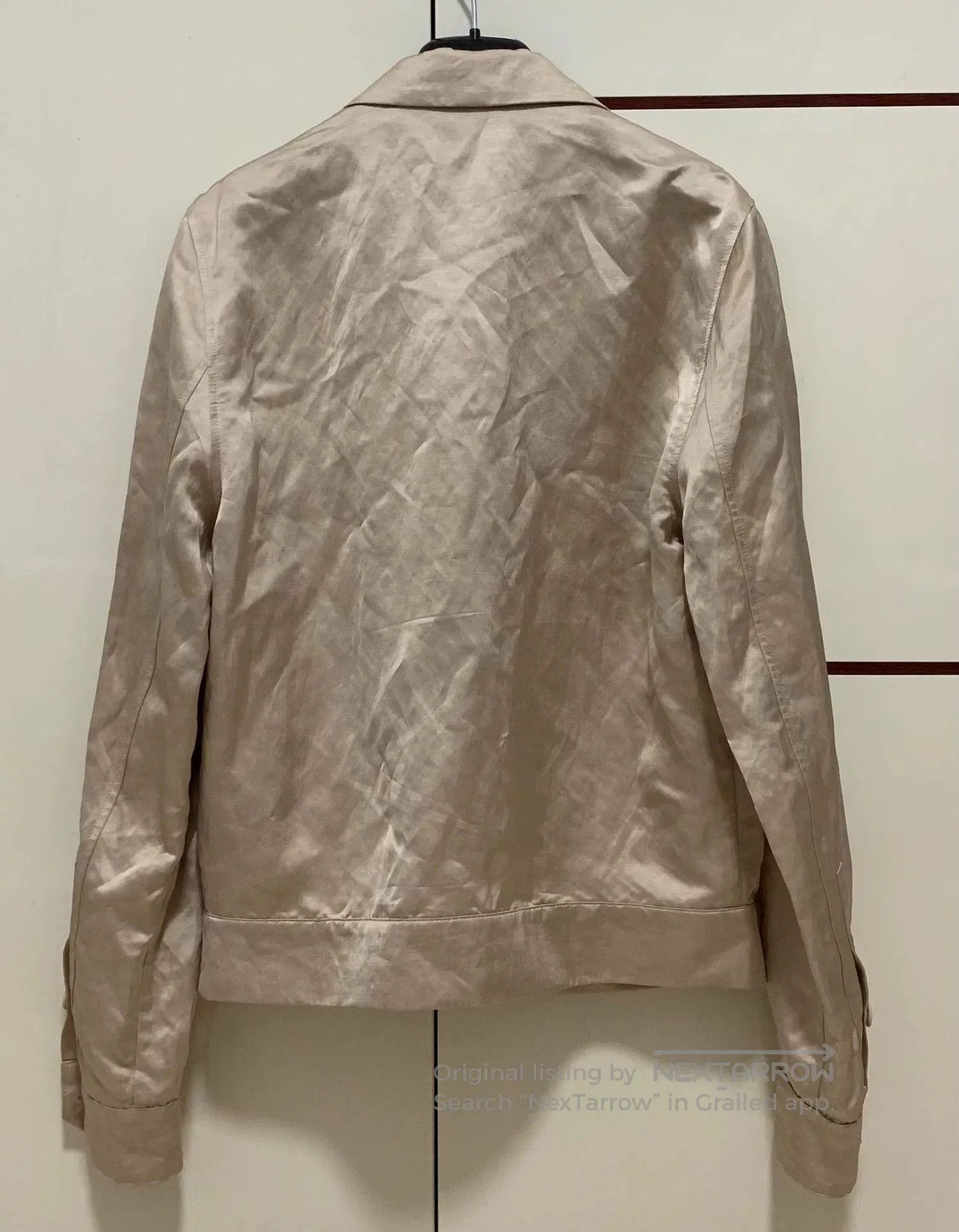 Saint Laurent Paris Saint Laurent Pink Silk Jacket. Size L / US 10 / IT 46 - 2 Thumbnail