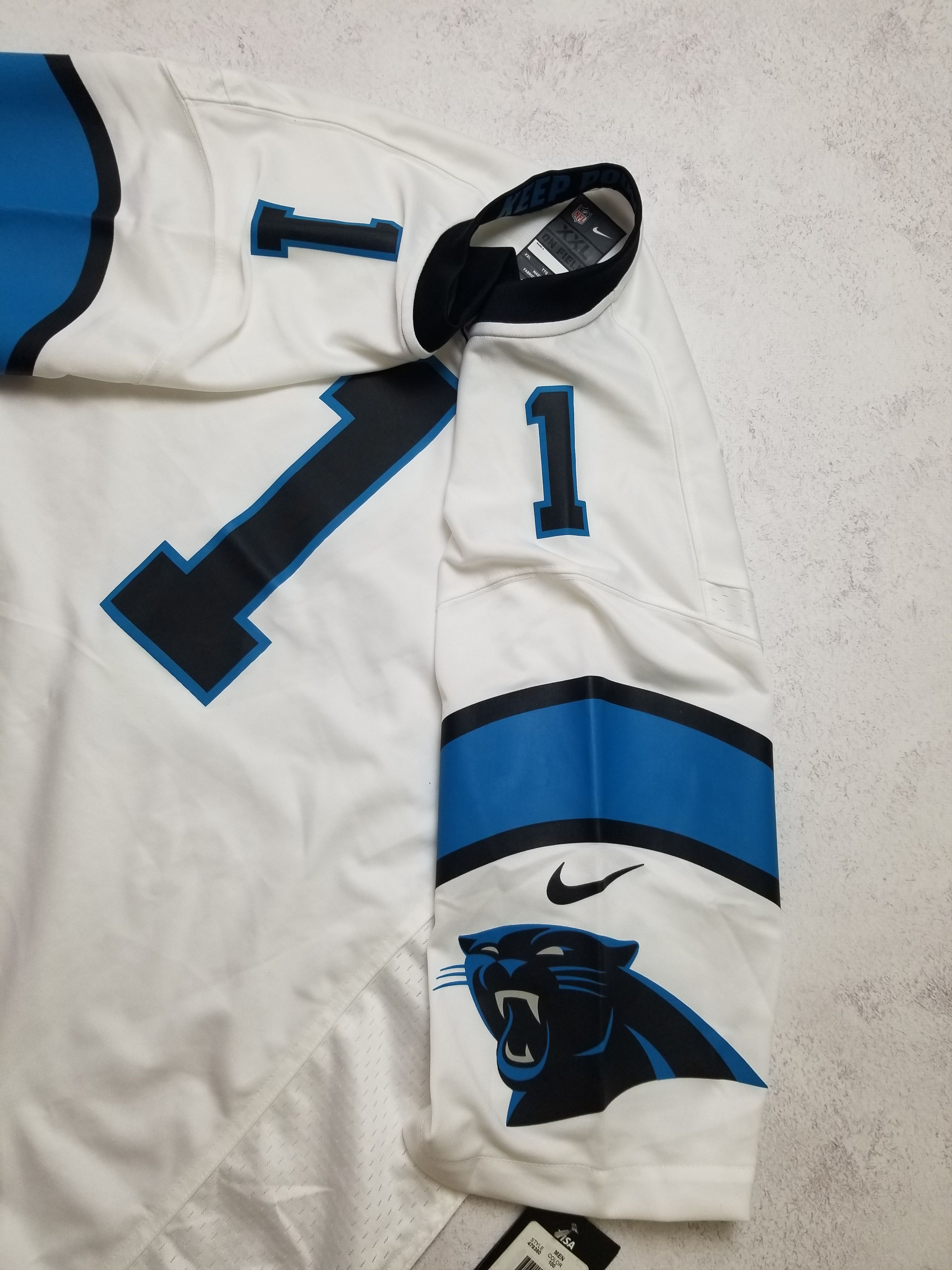 Other Nike Cam Newton #1 Carolina Panthers NFL Jersey Size US XXL / EU 58 / 5 - 16 Thumbnail