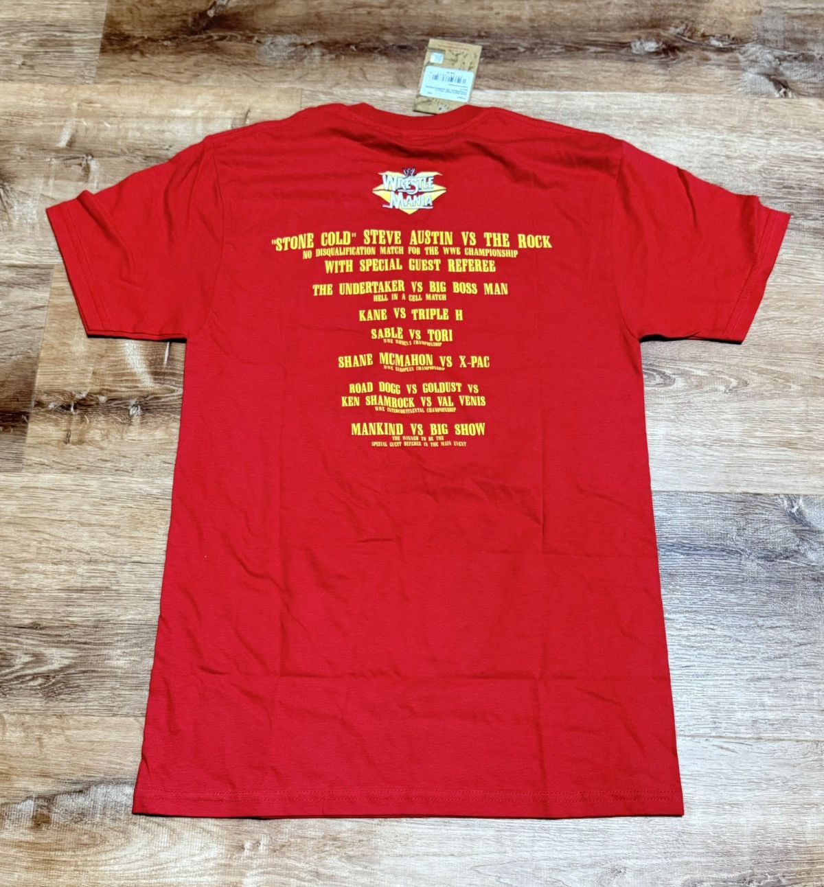 Mitchell & Ness Vintage WWE Wrestle Mania 1999 T-Shirt Size US S / EU 44-46 / 1 - 5 Thumbnail
