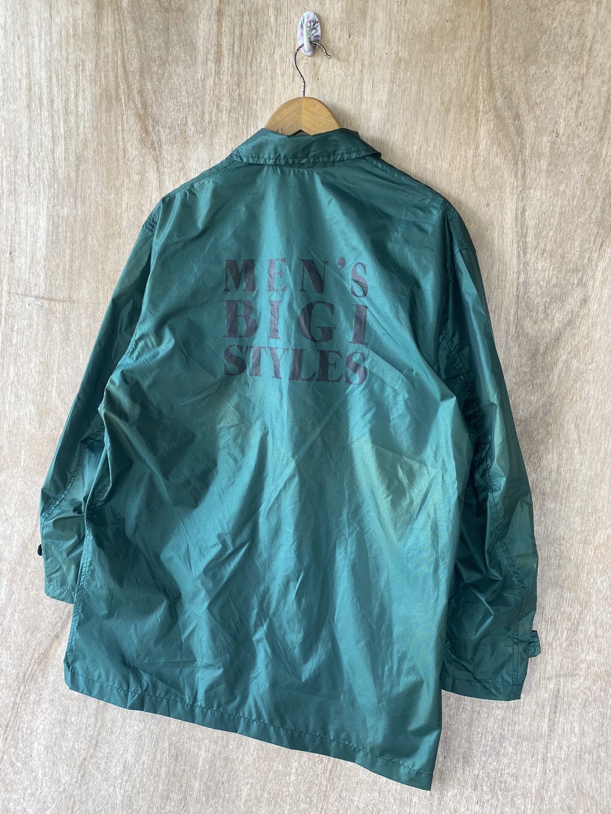 BIGI × Japanese Brand × Vintage 👘SALE👘MENS BIG NYLON RAINCOAT Size US L / EU 52-54 / 3 - 5 Thumbnail