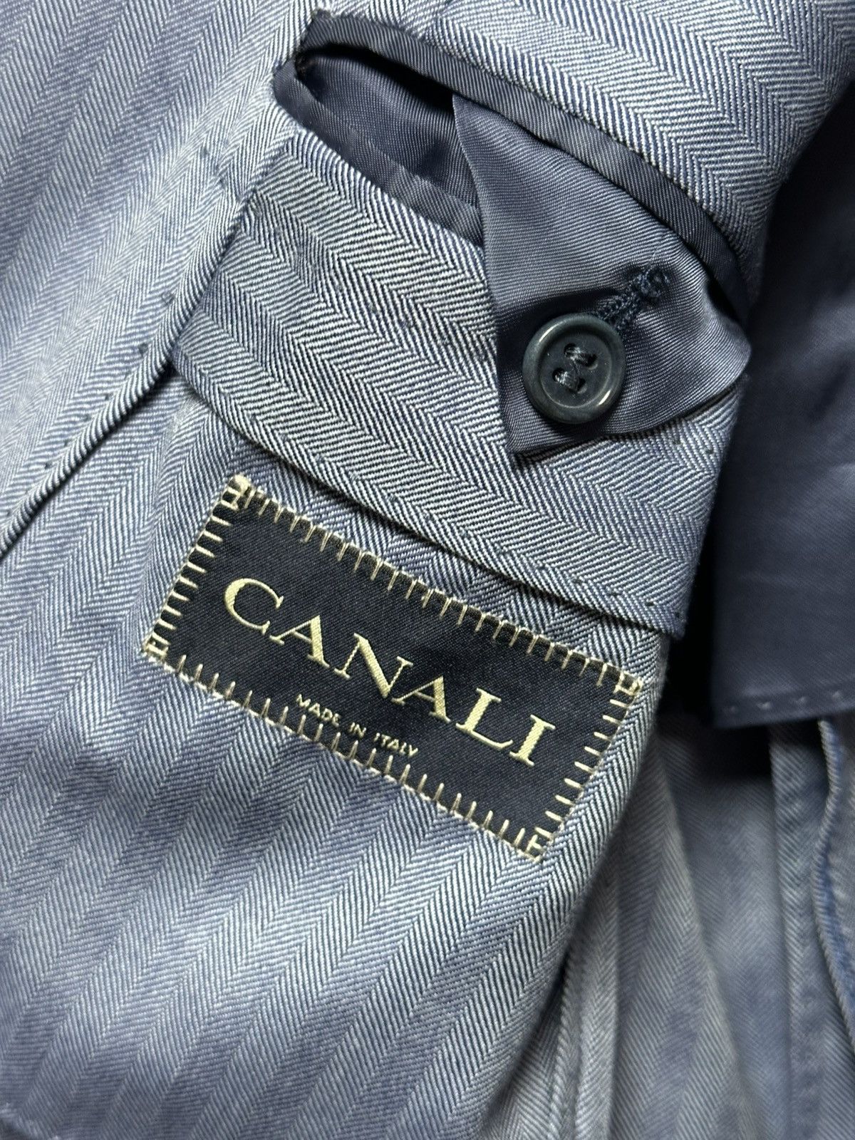 Canali Canal Luxury Rare Blazer Made in Italy Size L Size 52R - 6 Thumbnail