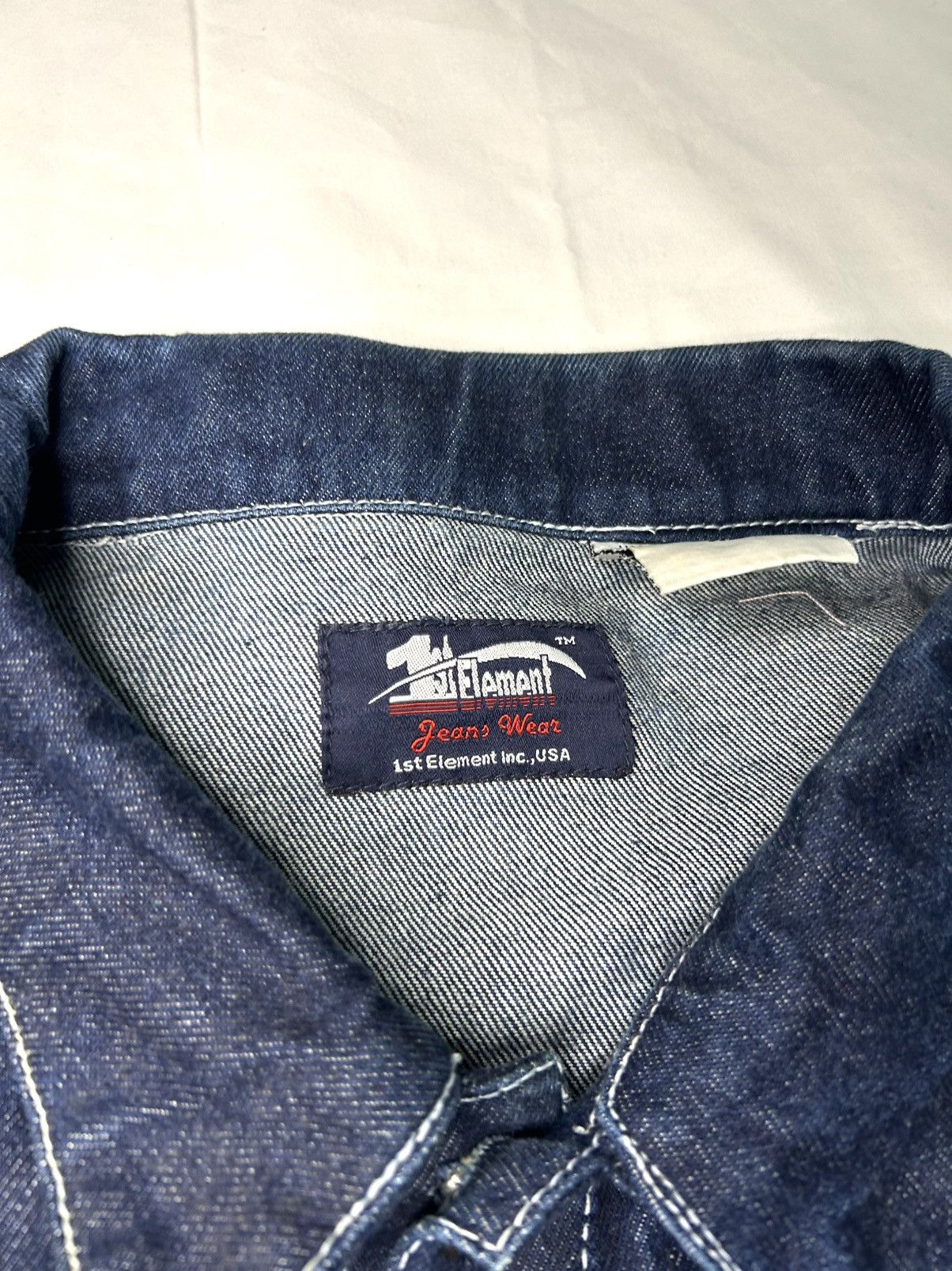 Other NAVY BLUE DENIM JEAN JACKET Size US L / EU 52-54 / 3 - 4 Thumbnail
