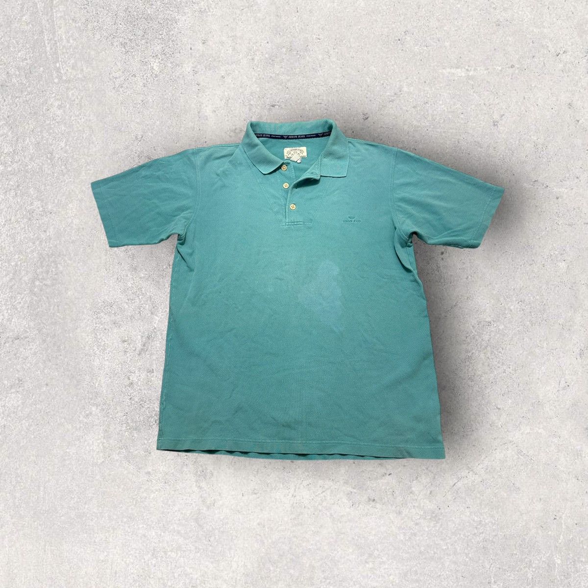 Armani × Vintage Vintage Armani Jeans polo shirt Size US L / EU 52-54 / 3 - 1 Thumbnail