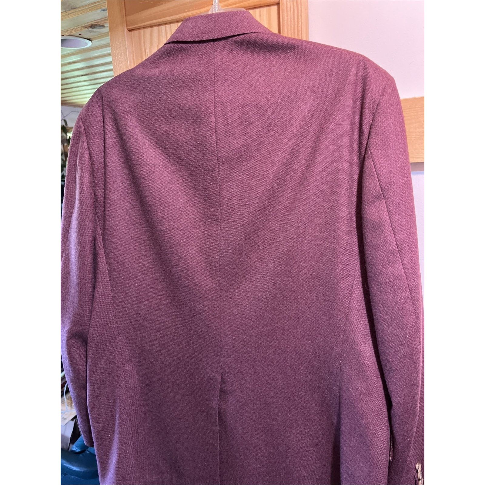 Hennessy PalmBeach Men’s 42 Large Wool Red 2 Button VTG Blazer Jacket Size US L / EU 52-54 / 3 - 10 Thumbnail