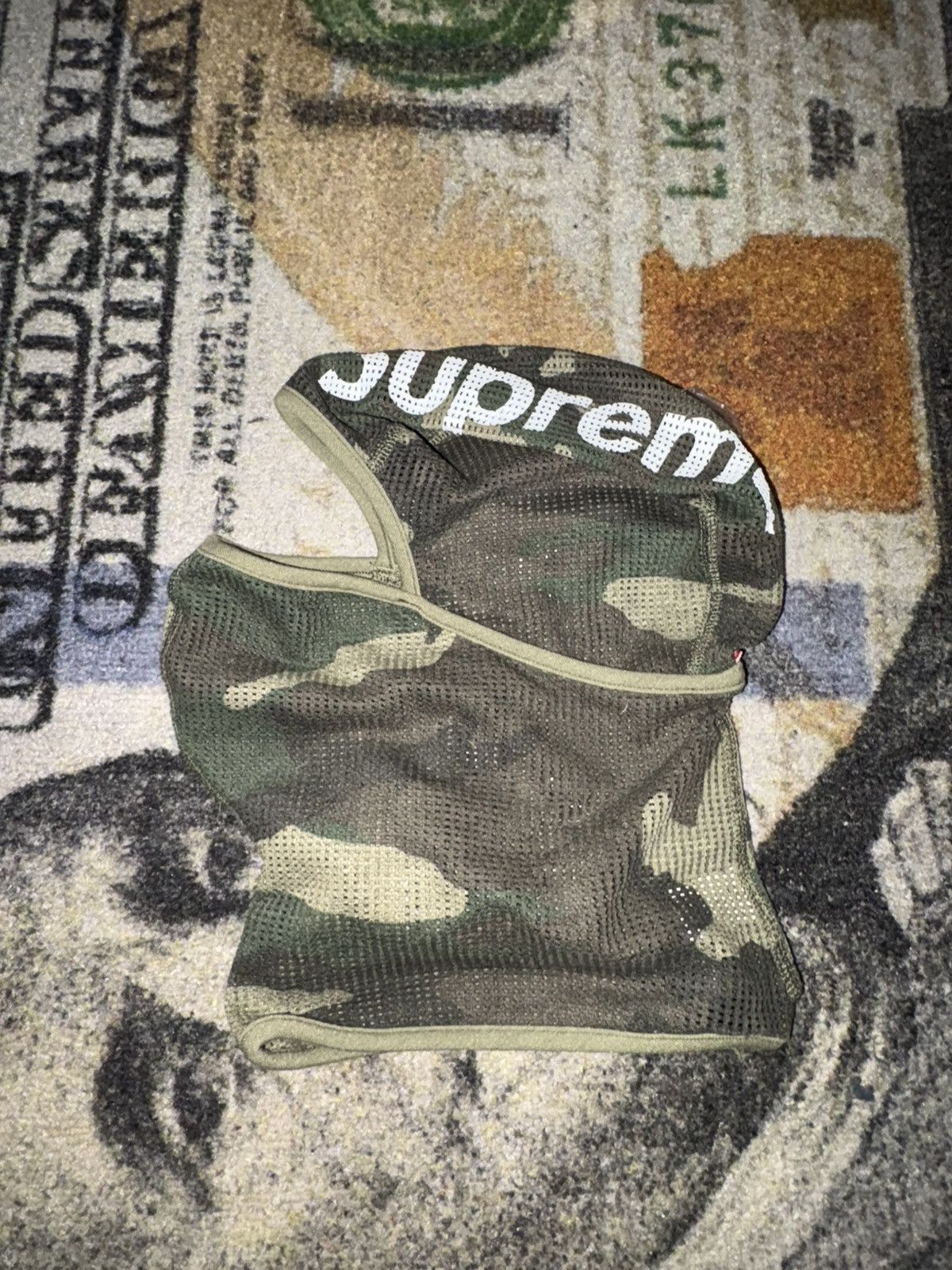 Supreme Supreme Mesh Lightweight Balaclava Woodland Camo Size ONE SIZE - 1 Thumbnail