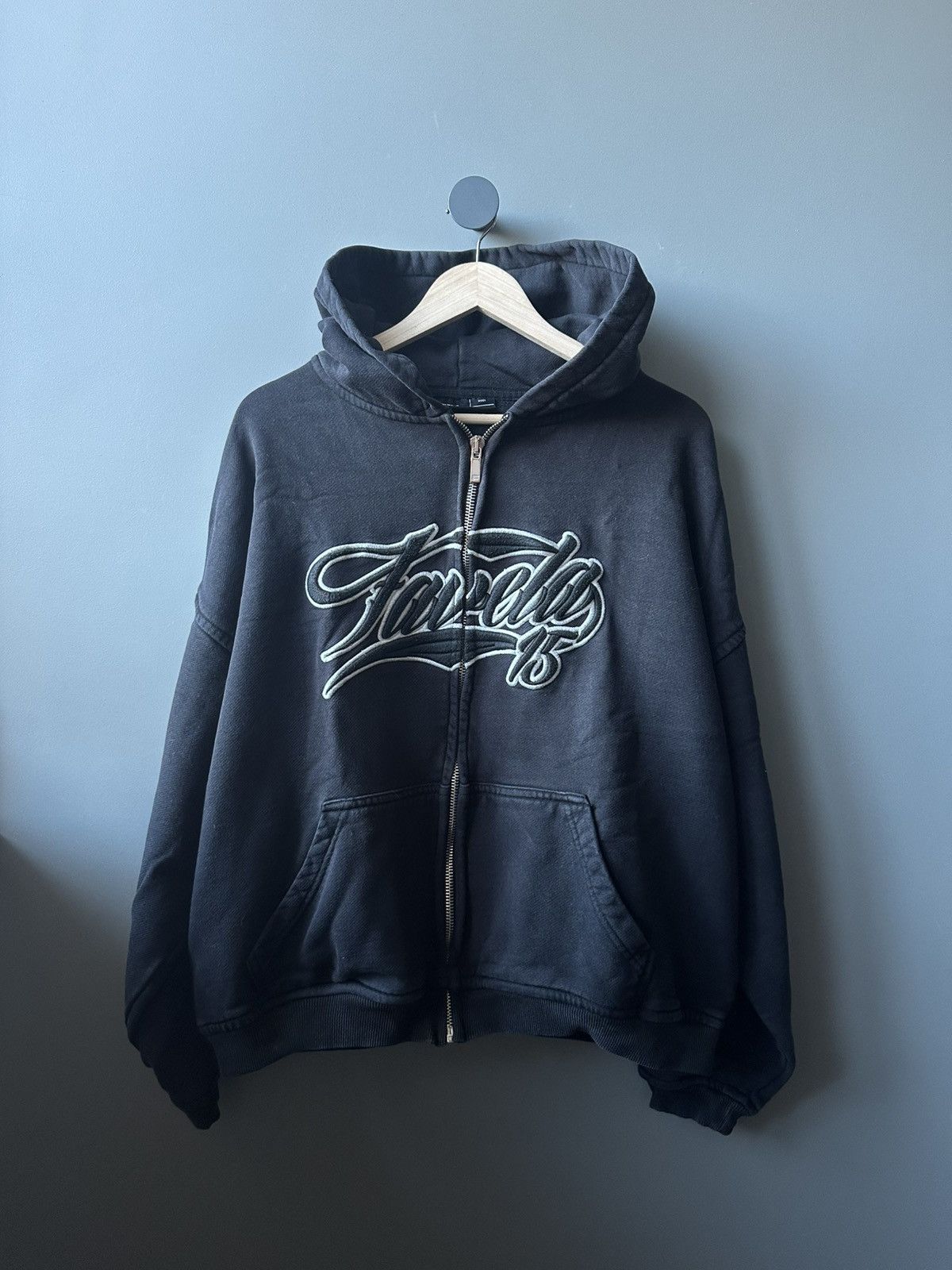 FAVELA FAVELA Logo Skateboarding Zip Boxy 9 Hoodie Size US M / EU 48-50 / 2 - 1 Thumbnail